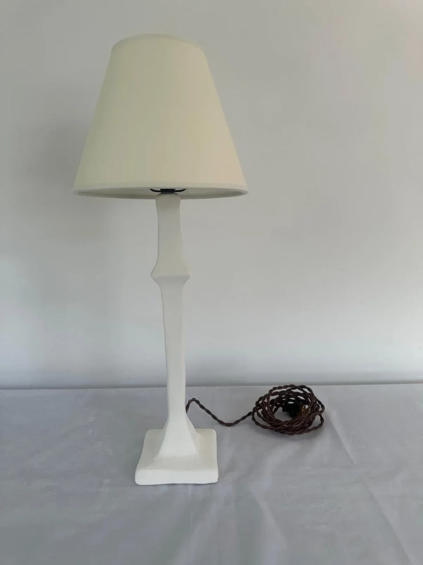 Bespoke Modern Sculptural Plaster Table Lamp - 7