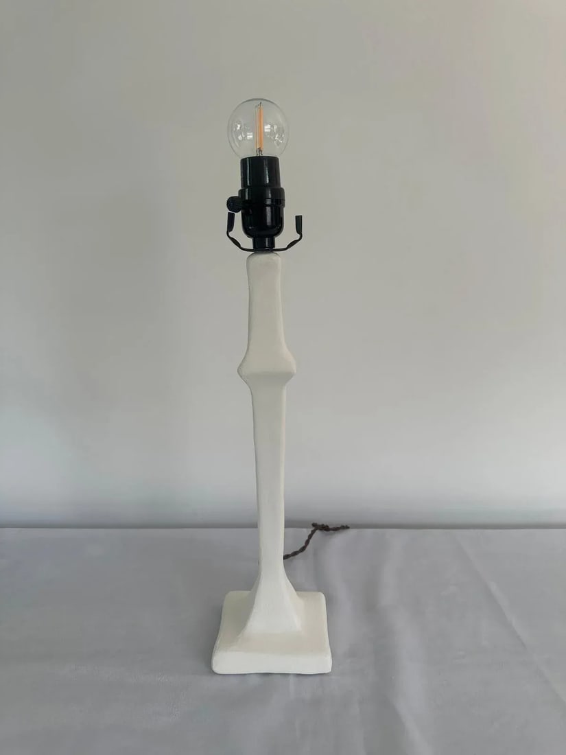 Bespoke Modern Sculptural Plaster Table Lamp - 8