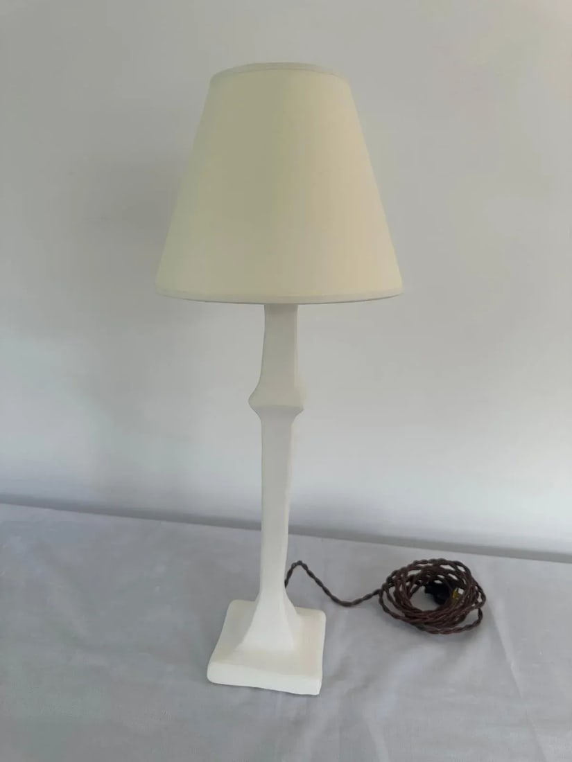 Bespoke Modern Sculptural Plaster Table Lamp - 9