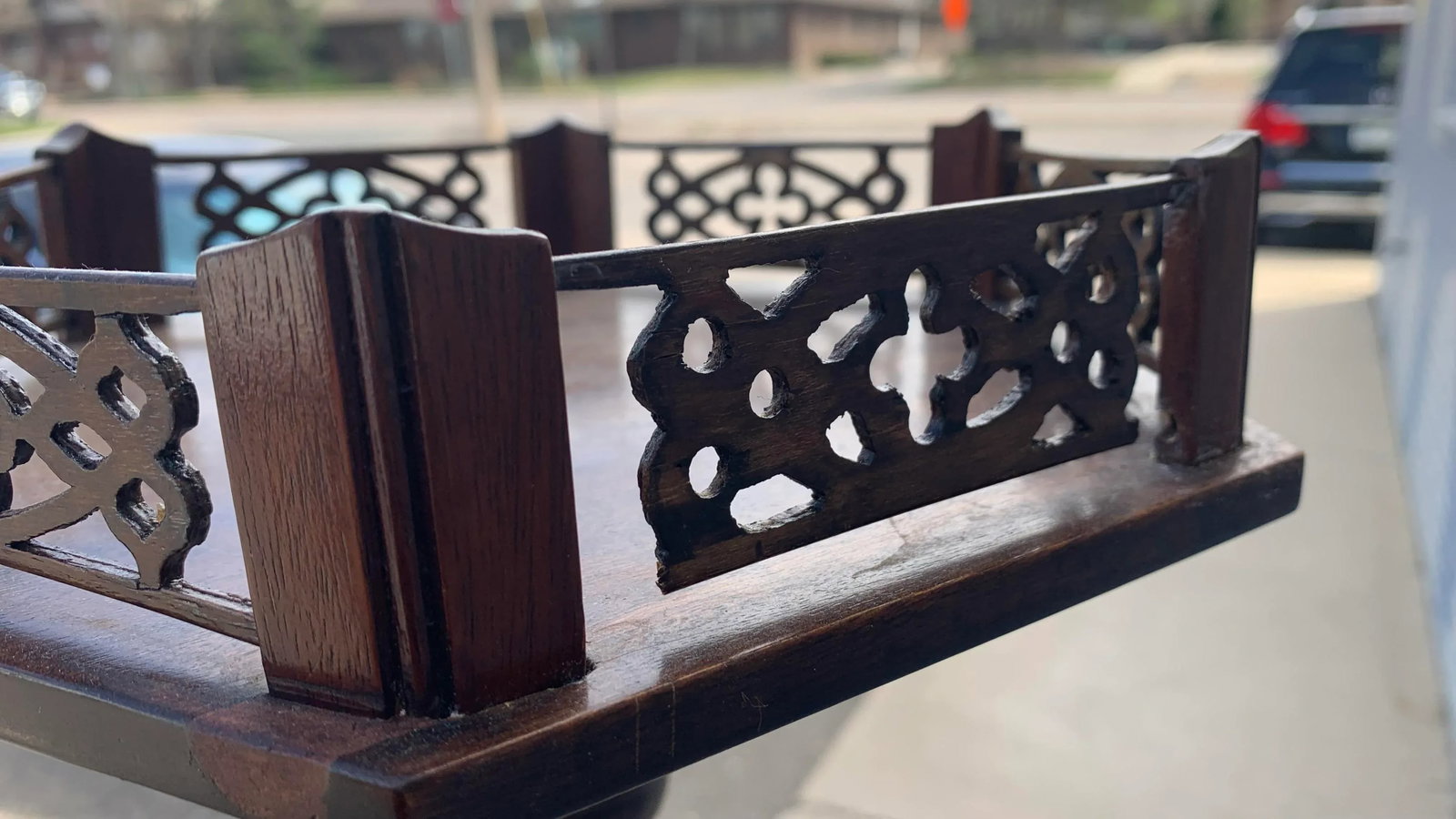 French Antique Pillar Plant Stand - 8