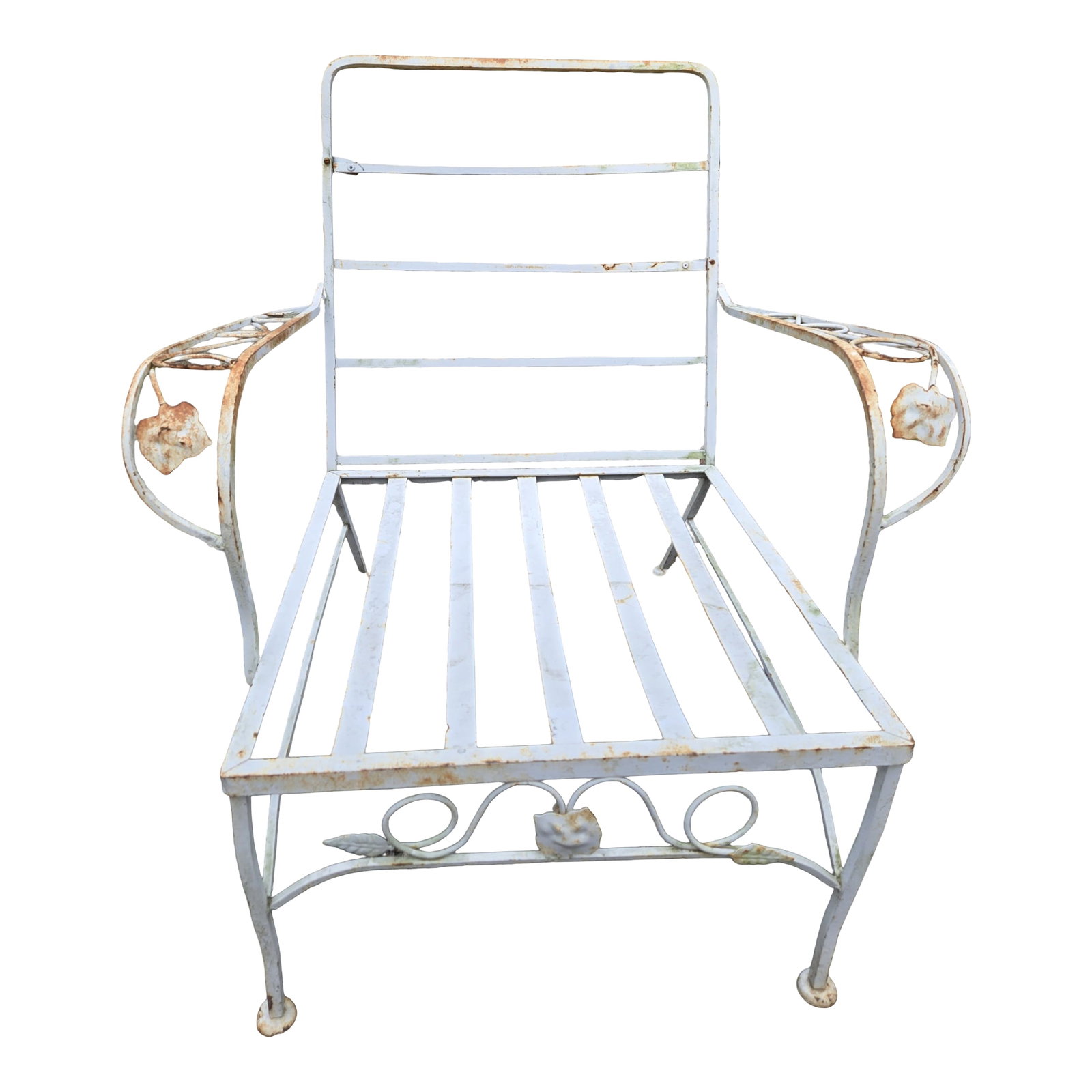 Vintage Wrought Iron Patio Chair (1 of 9)