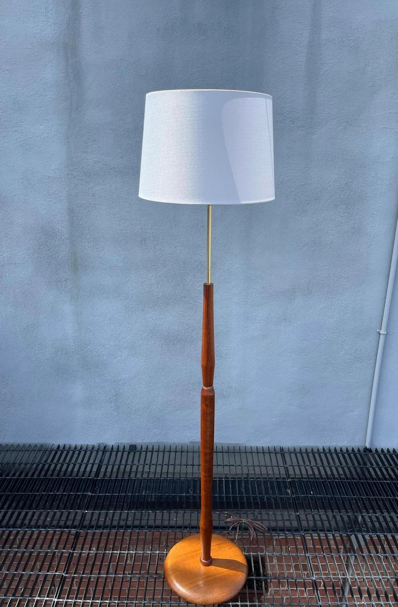 Teak Danish Mid Century Floor Lamp - 2