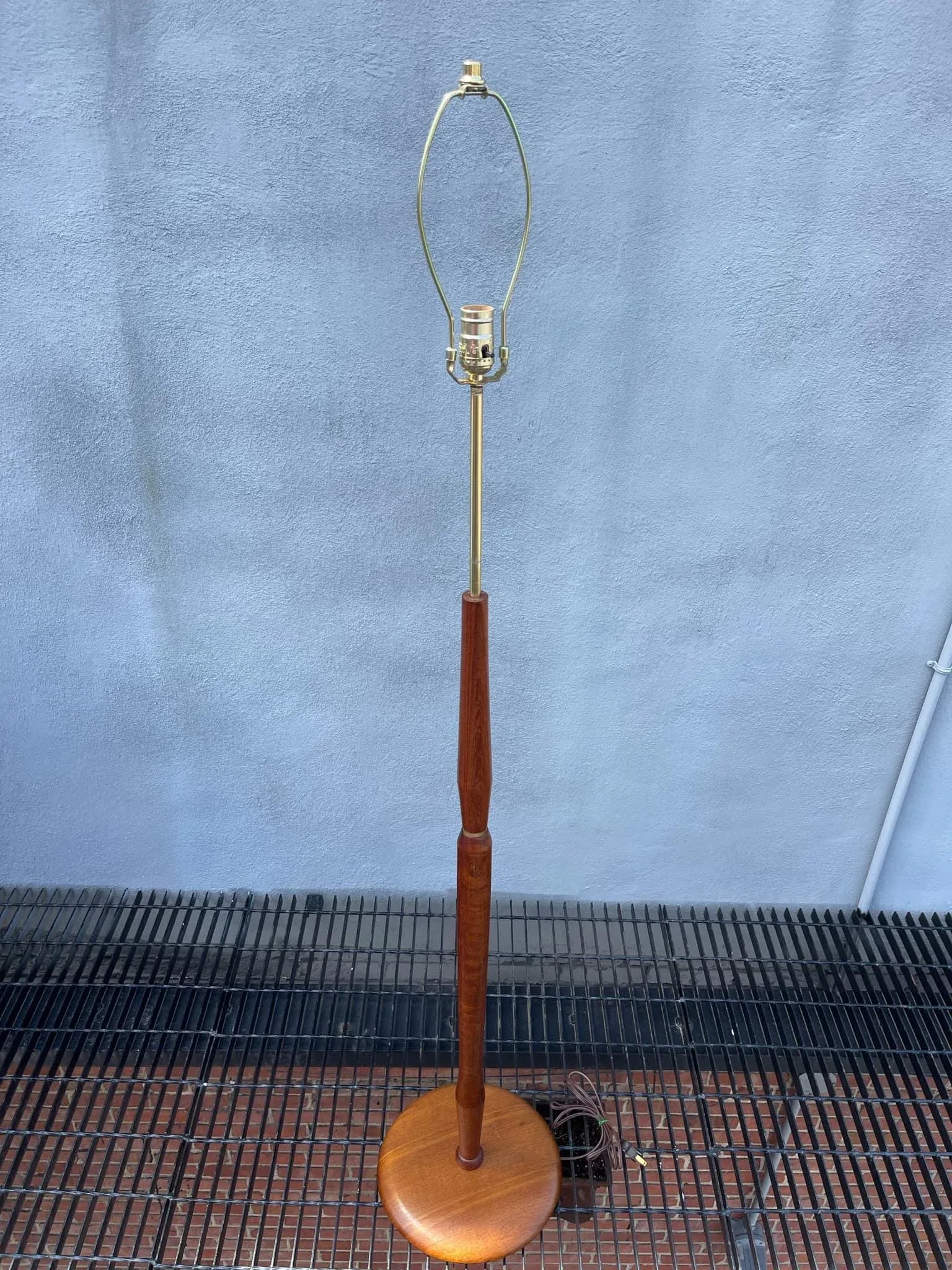 Teak Danish Mid Century Floor Lamp - 3