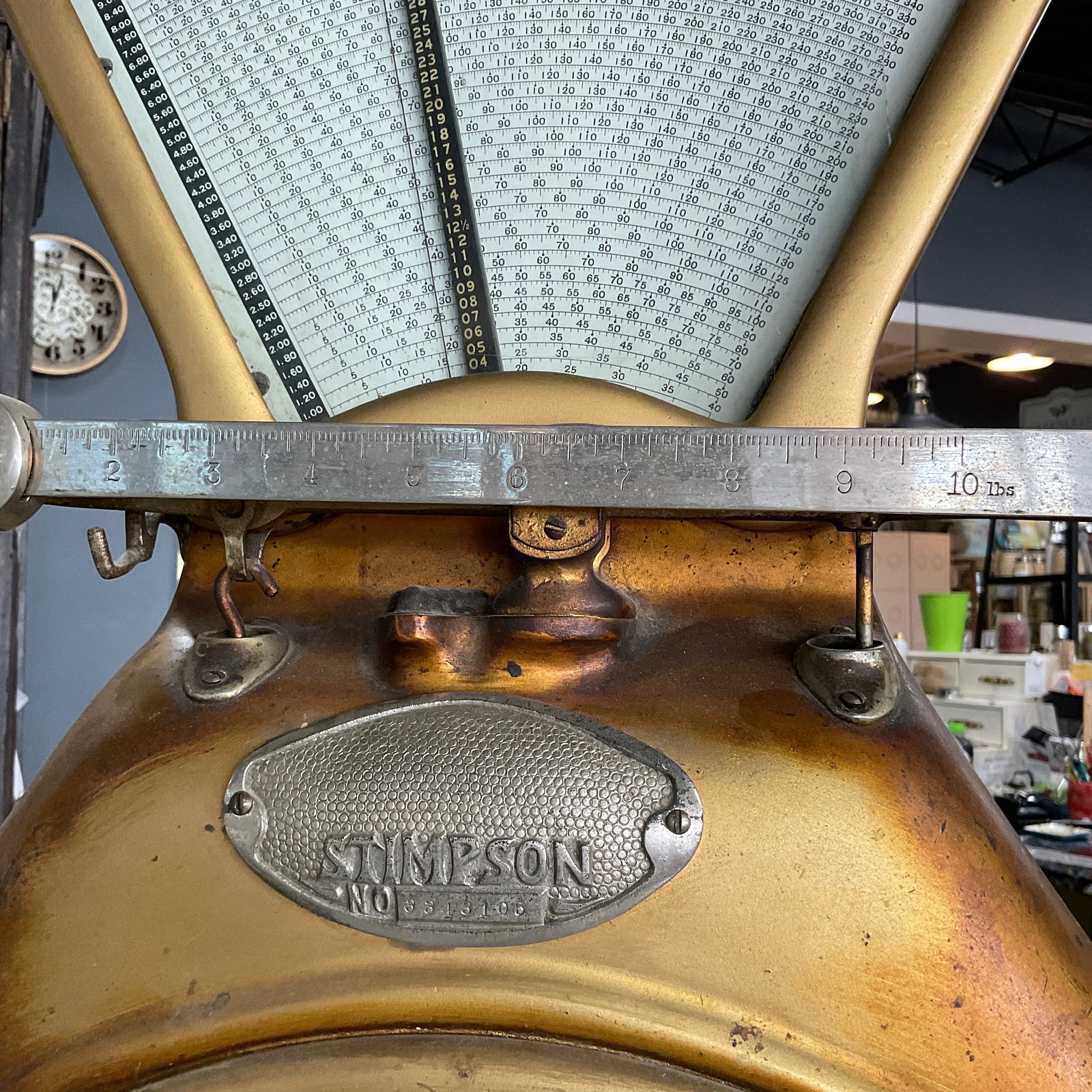 Early 1900's Stimpson Computing Scale - 9