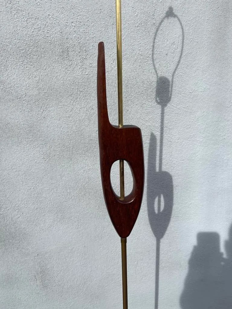 Danish Mid Century Teak Floor Lamp 1970s - 10