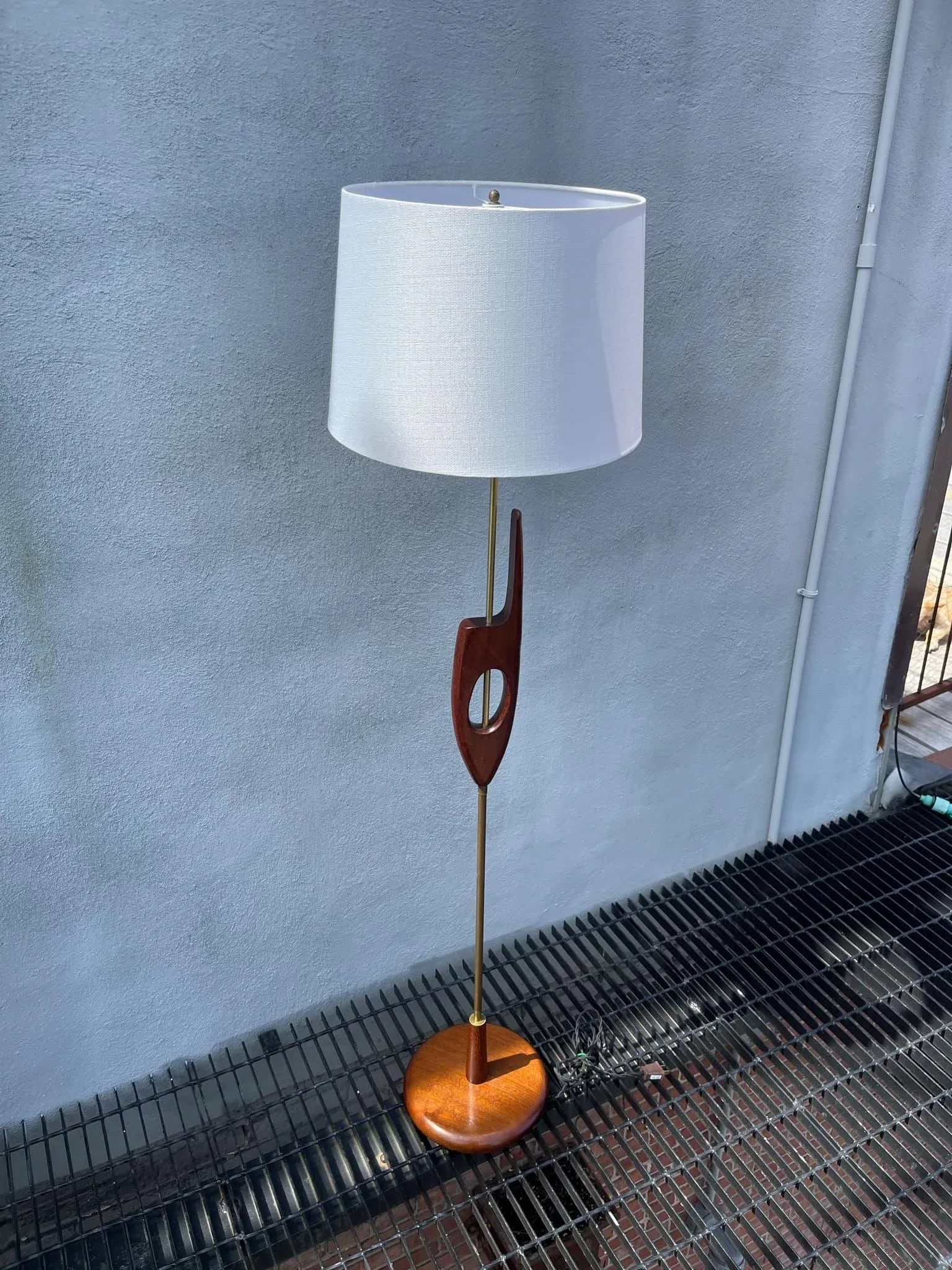 Danish Mid Century Teak Floor Lamp 1970s - 2