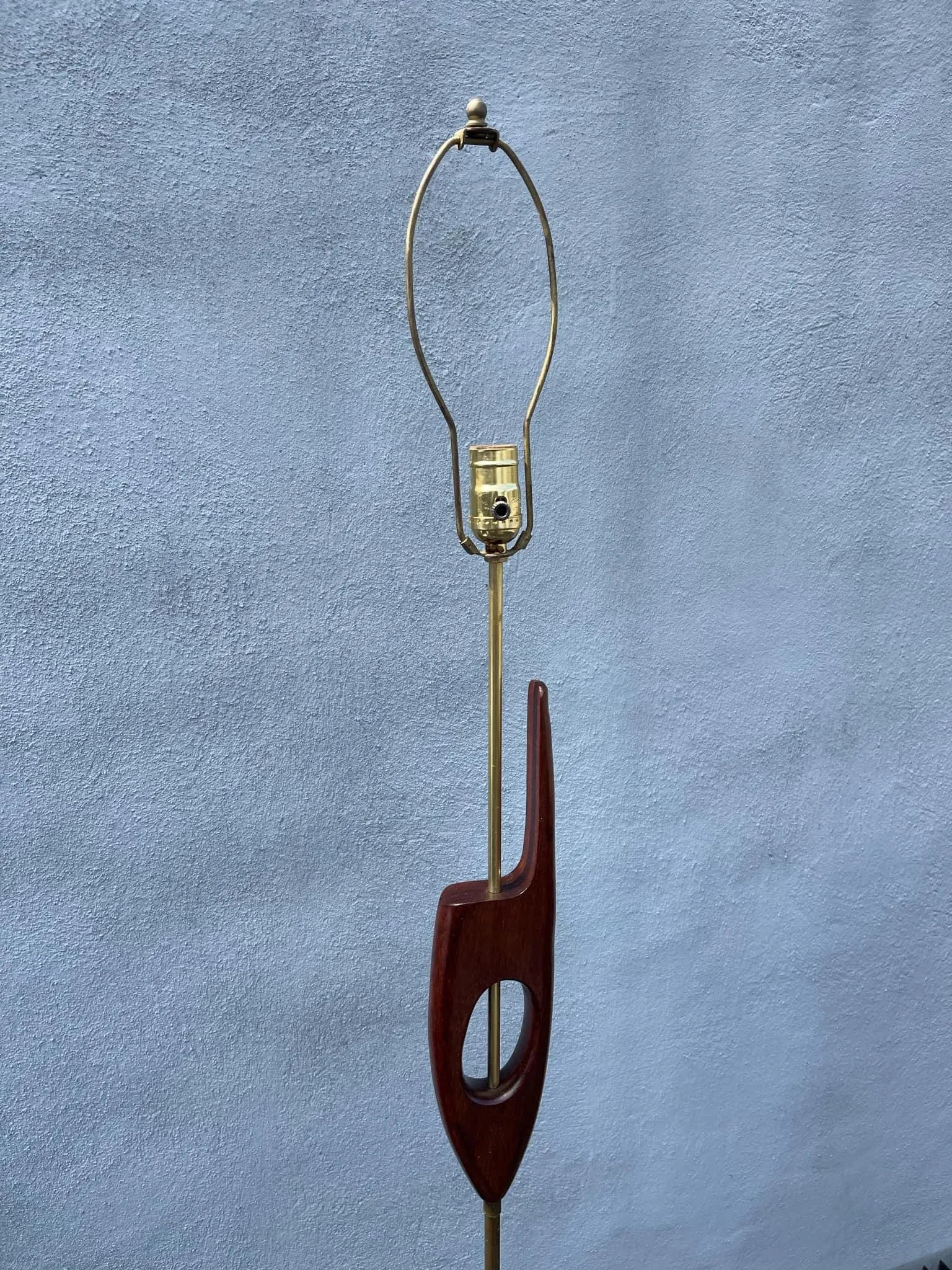 Danish Mid Century Teak Floor Lamp 1970s - 8
