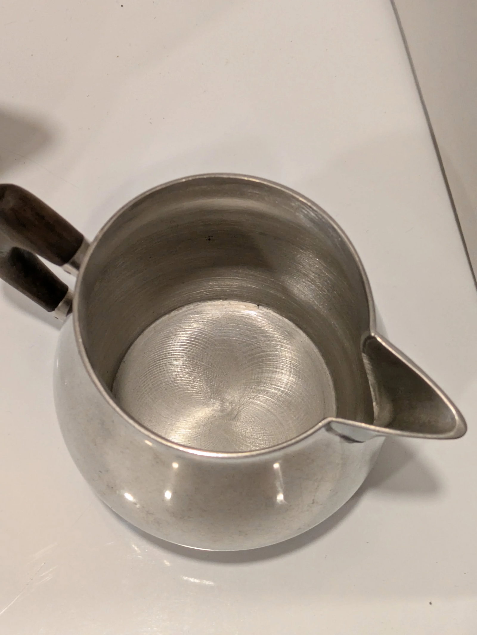 1950s Fred Dodson Pewter Coffee and Tea Service Mid Century Craft- 4 Pieces - 7