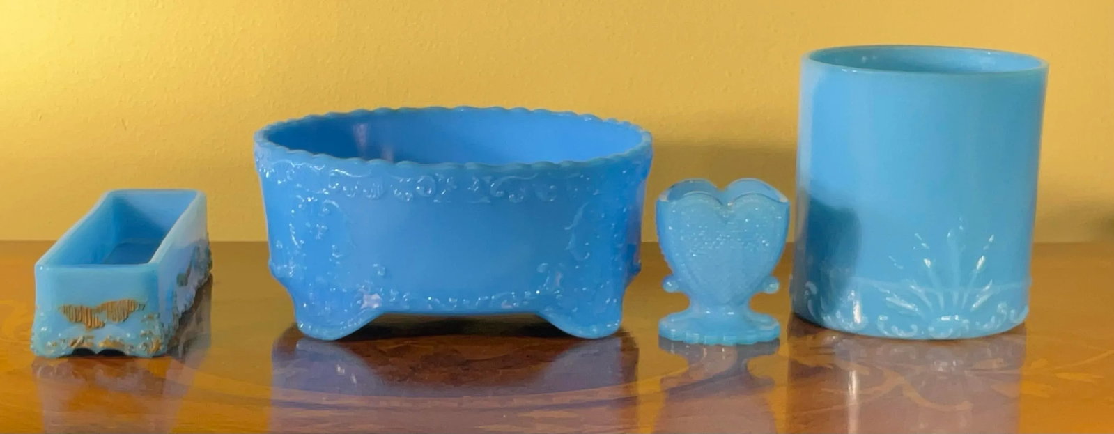 Rare & Radiant Blue Milk Glass Collection: Fenton & More - A Must-Have - 12