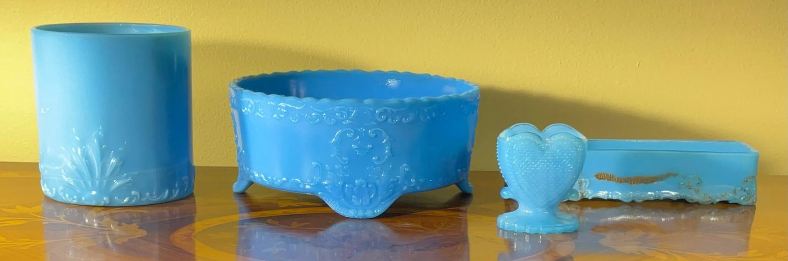 Rare & Radiant Blue Milk Glass Collection: Fenton & More - A Must-Have - 2