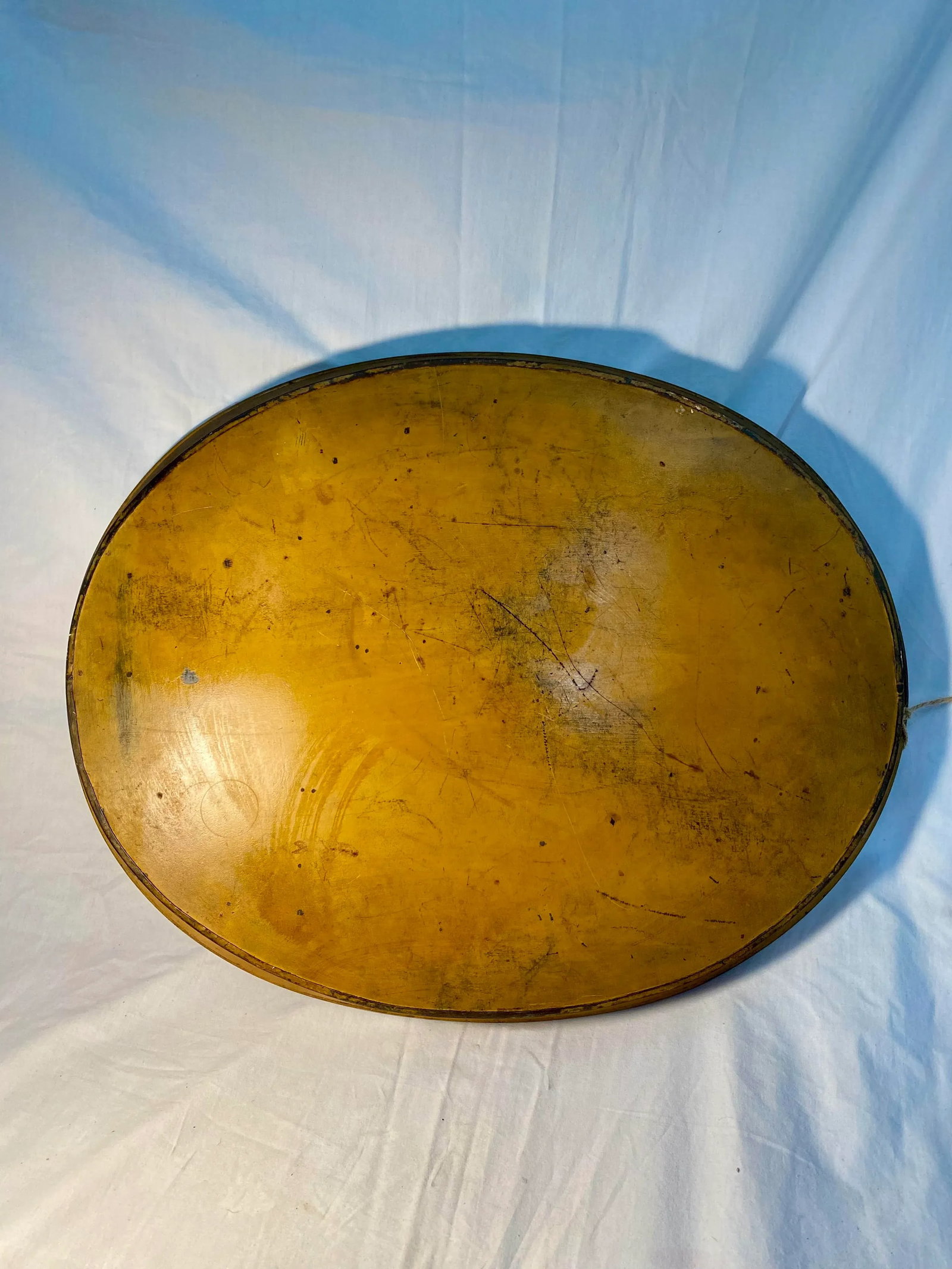 Antique, Large, French, Hand Painted Tole Tray - 6
