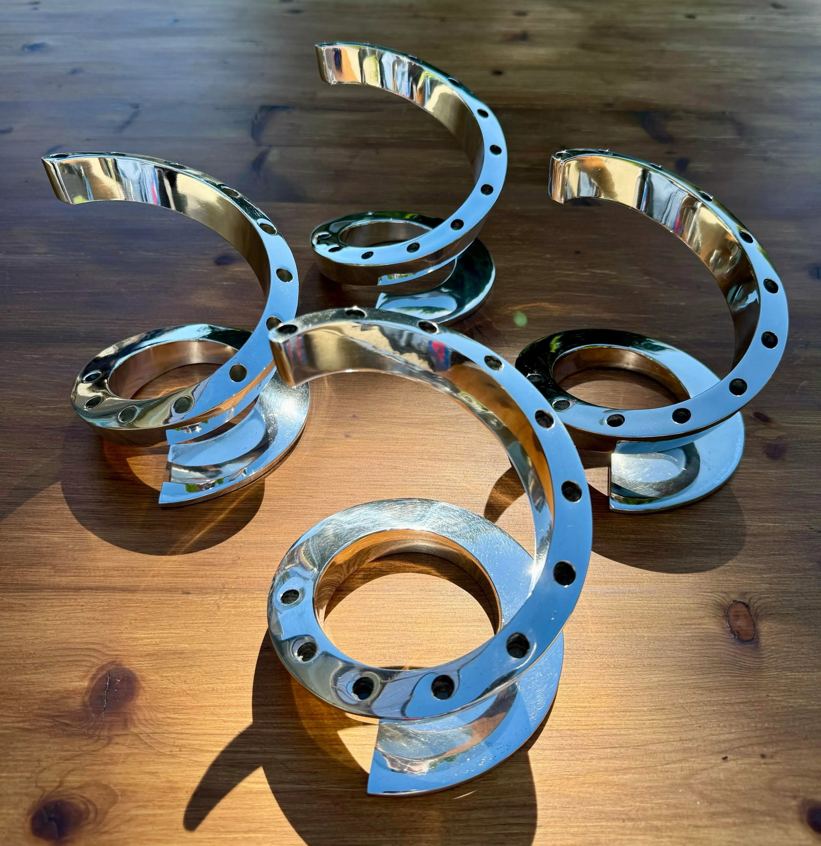 Mid 20th Century Dansk Silver Candle Holders- Set of 4 - 3