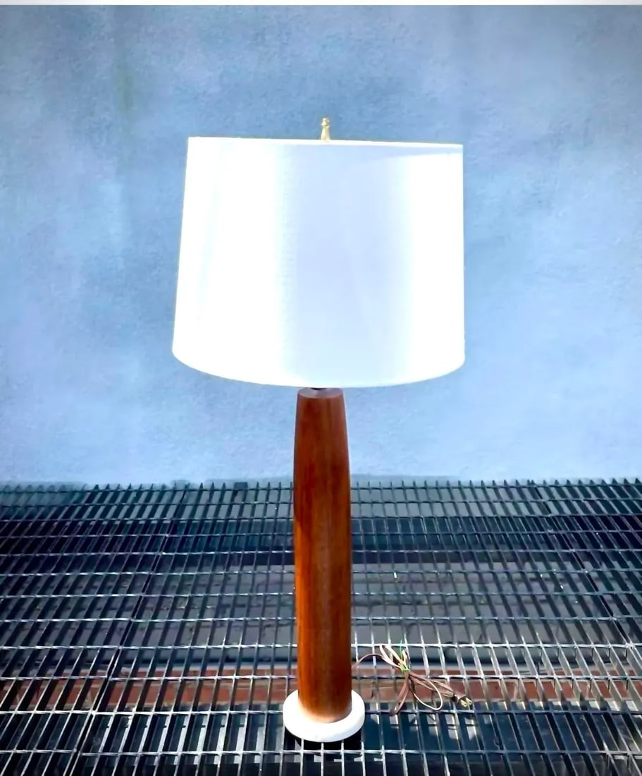 Danish Mid-Century Teak Table Lamp - 2