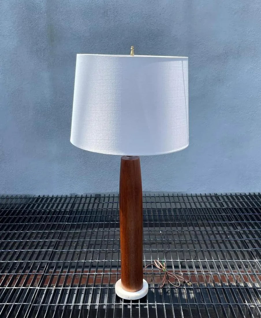 Danish Mid-Century Teak Table Lamp - 3
