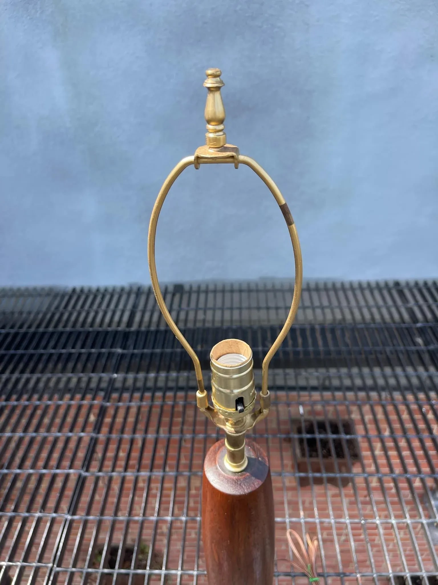 Danish Mid-Century Teak Table Lamp - 5