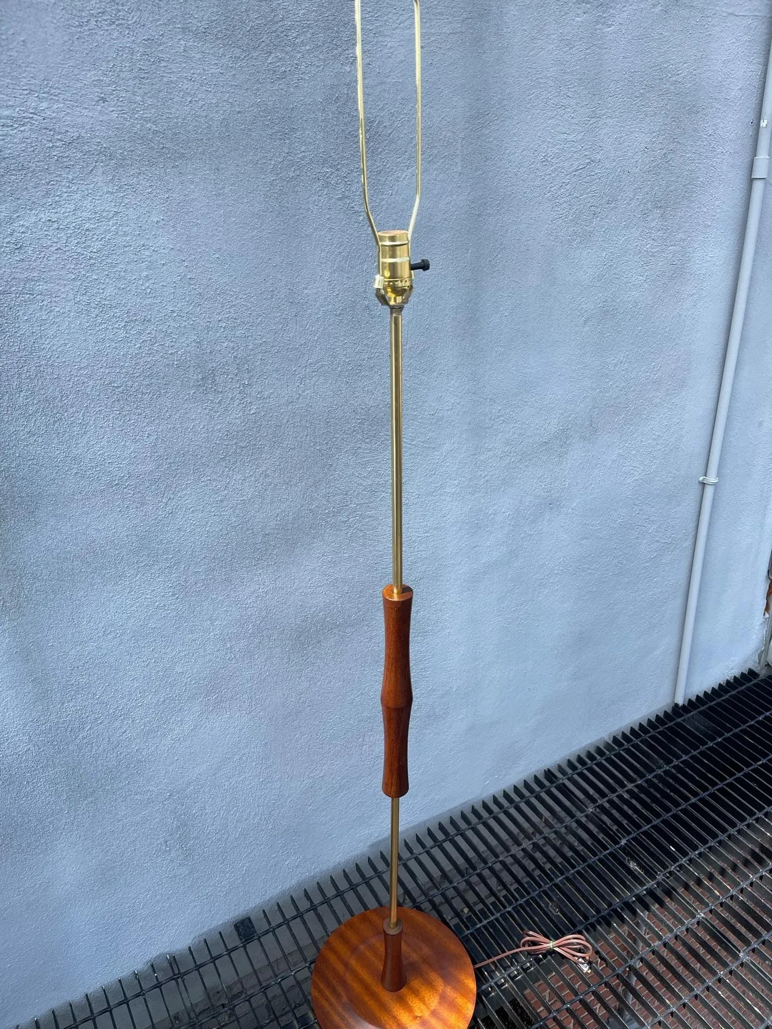 Danish Mid Century Teak Floor Lamp - 10