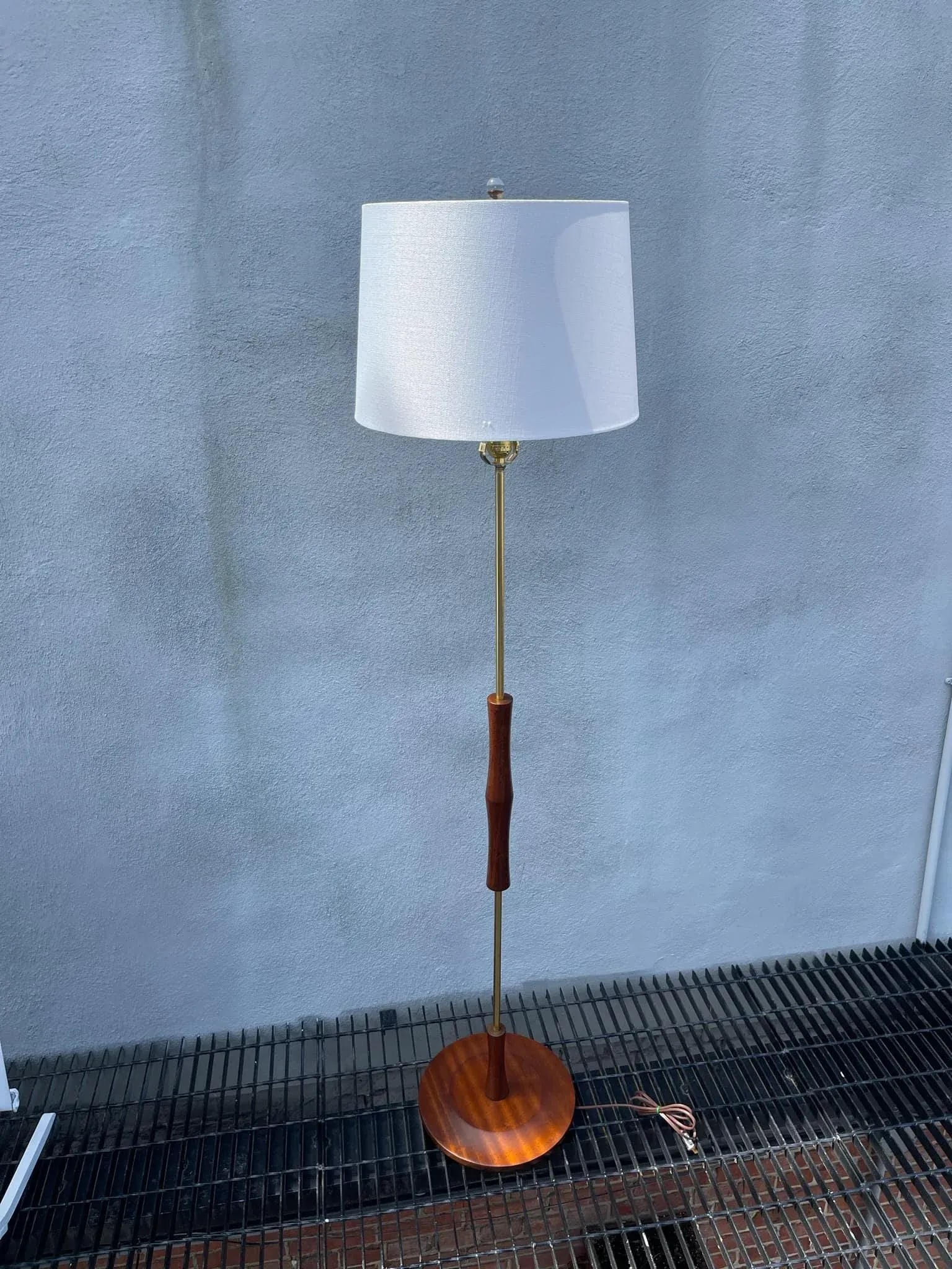 Danish Mid Century Teak Floor Lamp - 2