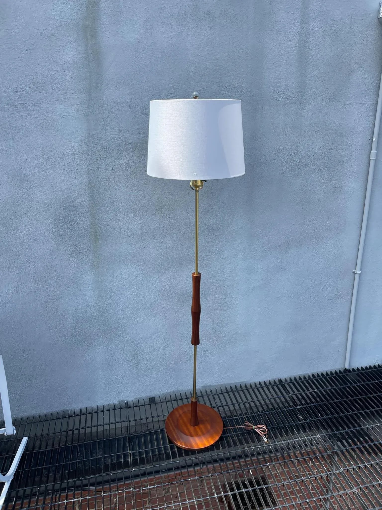 Danish Mid Century Teak Floor Lamp - 3