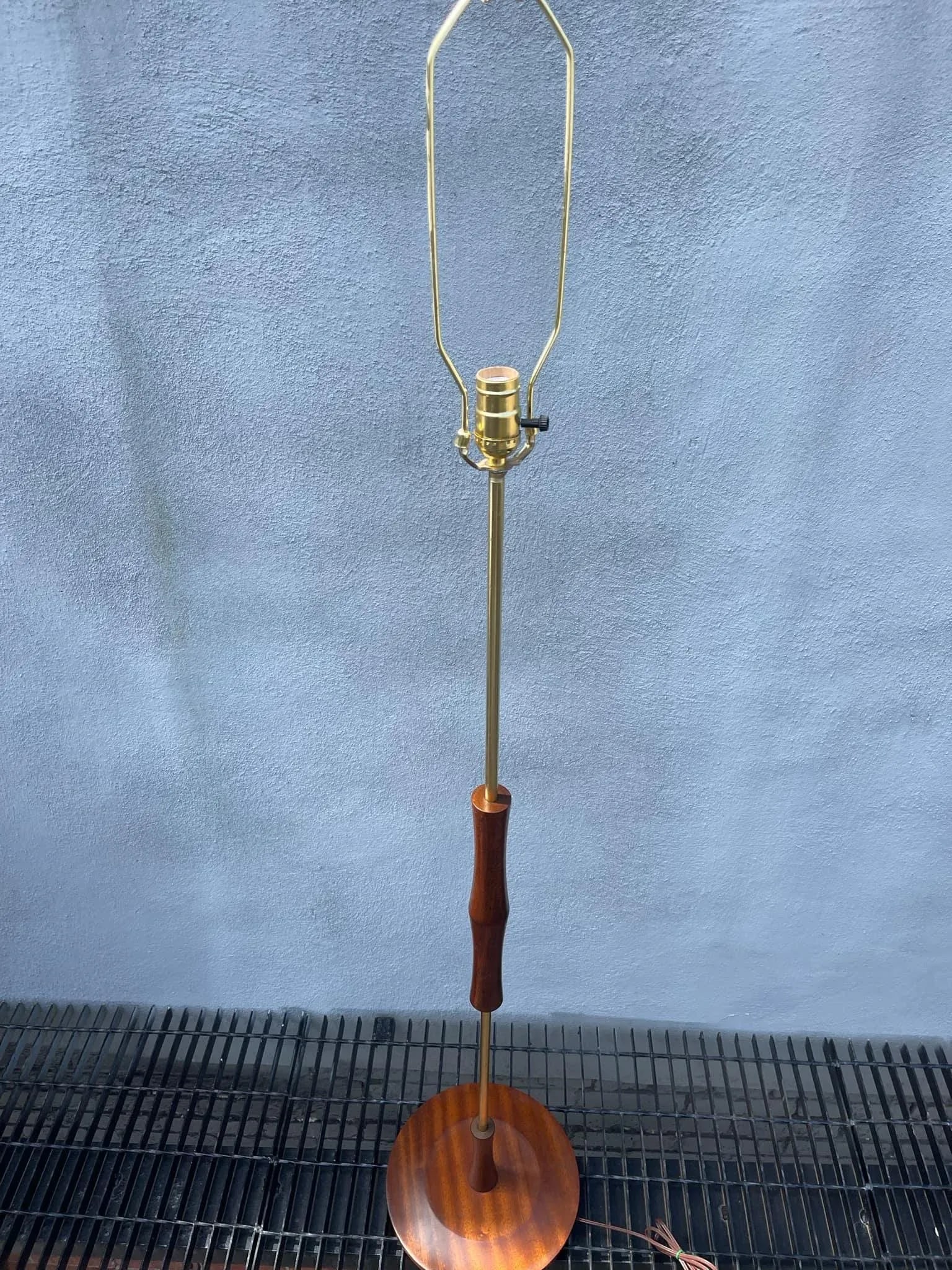 Danish Mid Century Teak Floor Lamp - 7