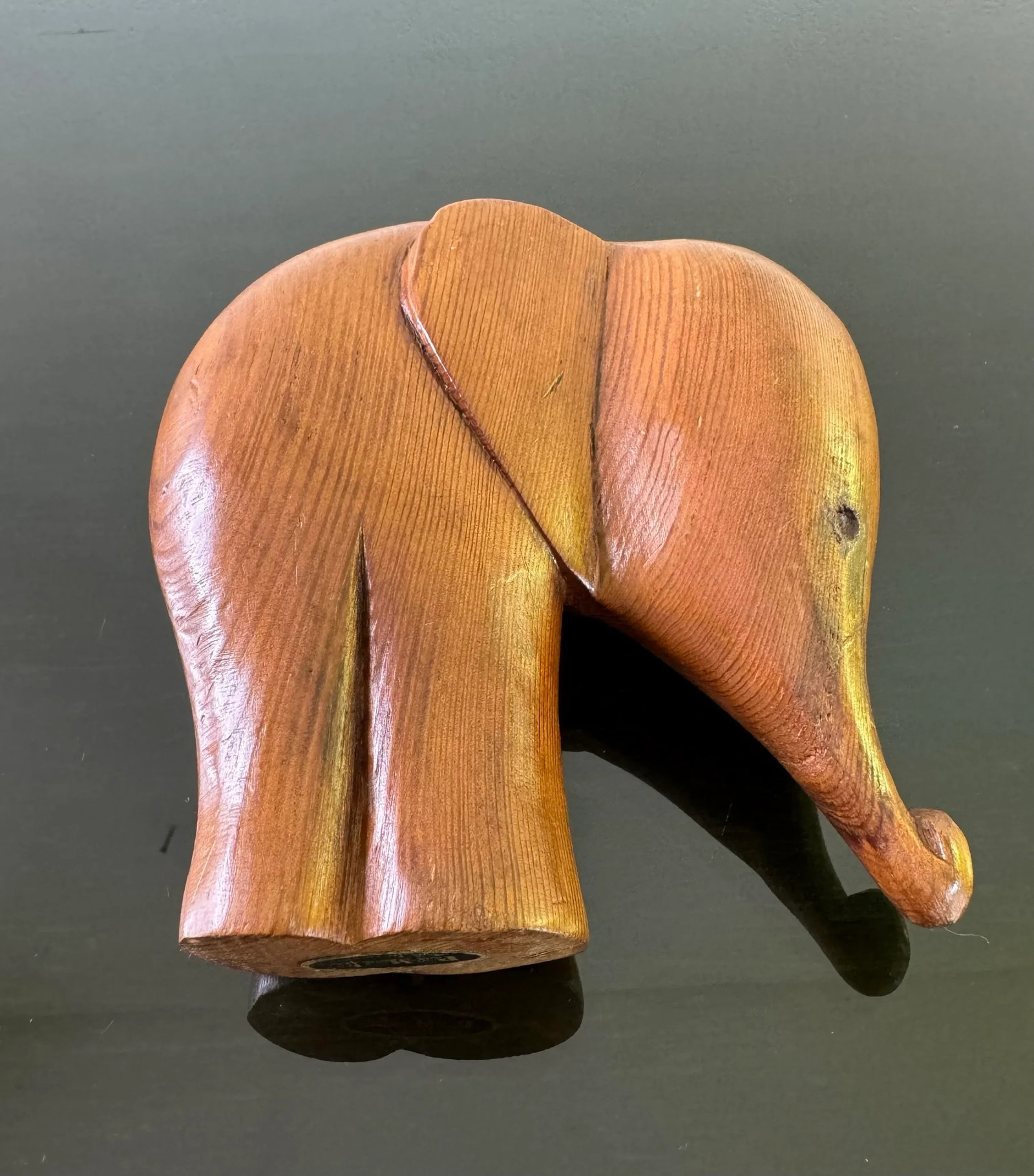 Mid Century Paul Marshall Teak Elephant Statue - 3