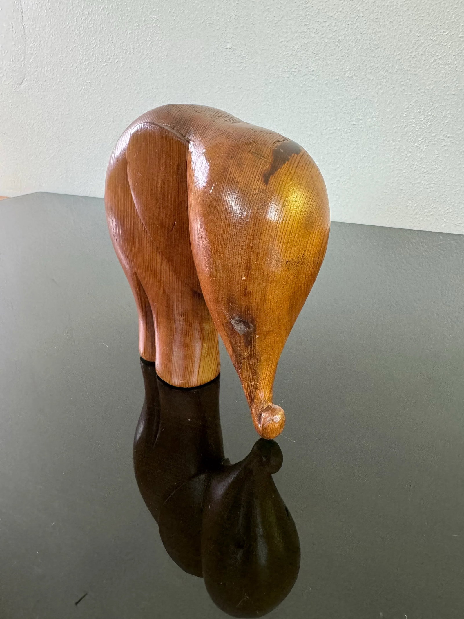 Mid Century Paul Marshall Teak Elephant Statue - 7