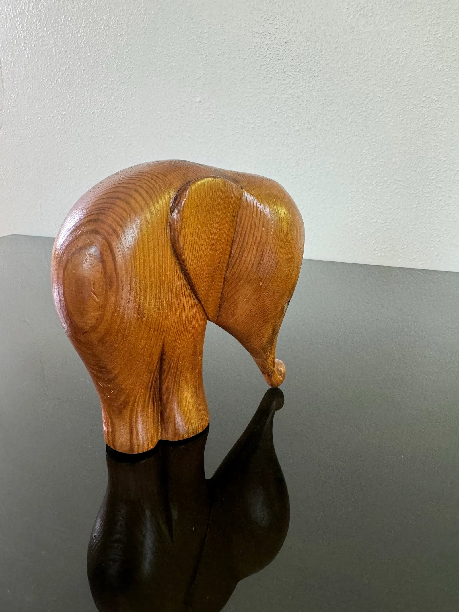 Mid Century Paul Marshall Teak Elephant Statue - 8