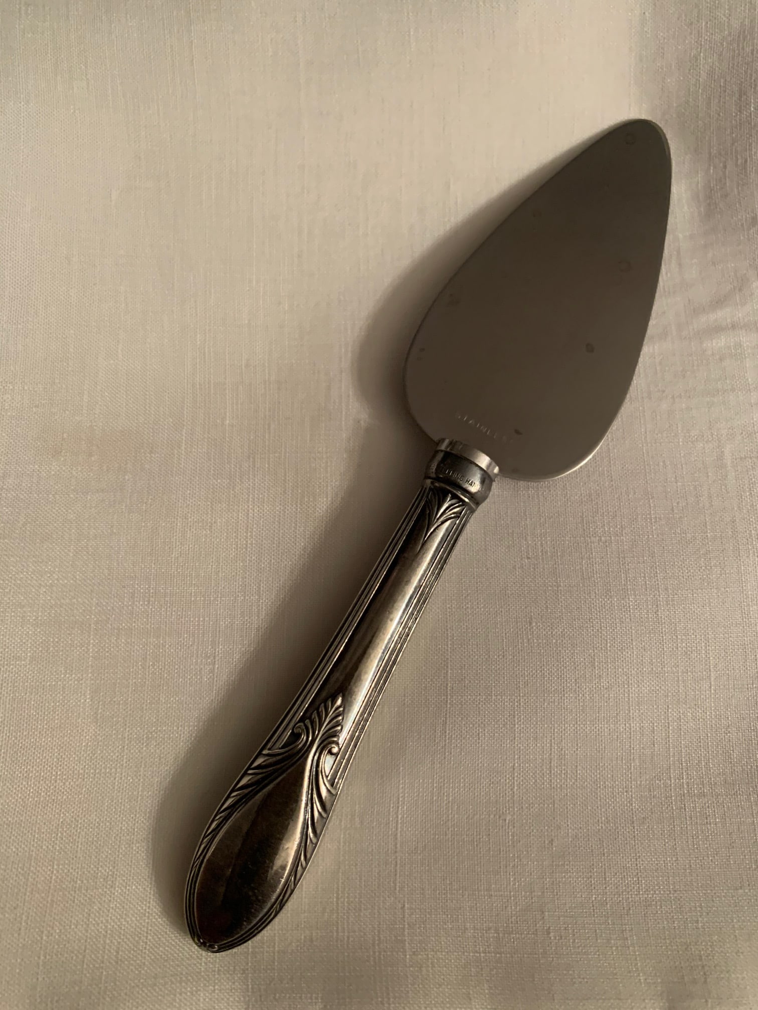 Mid-Century Sterling Cheese Butter Server Knife - 3