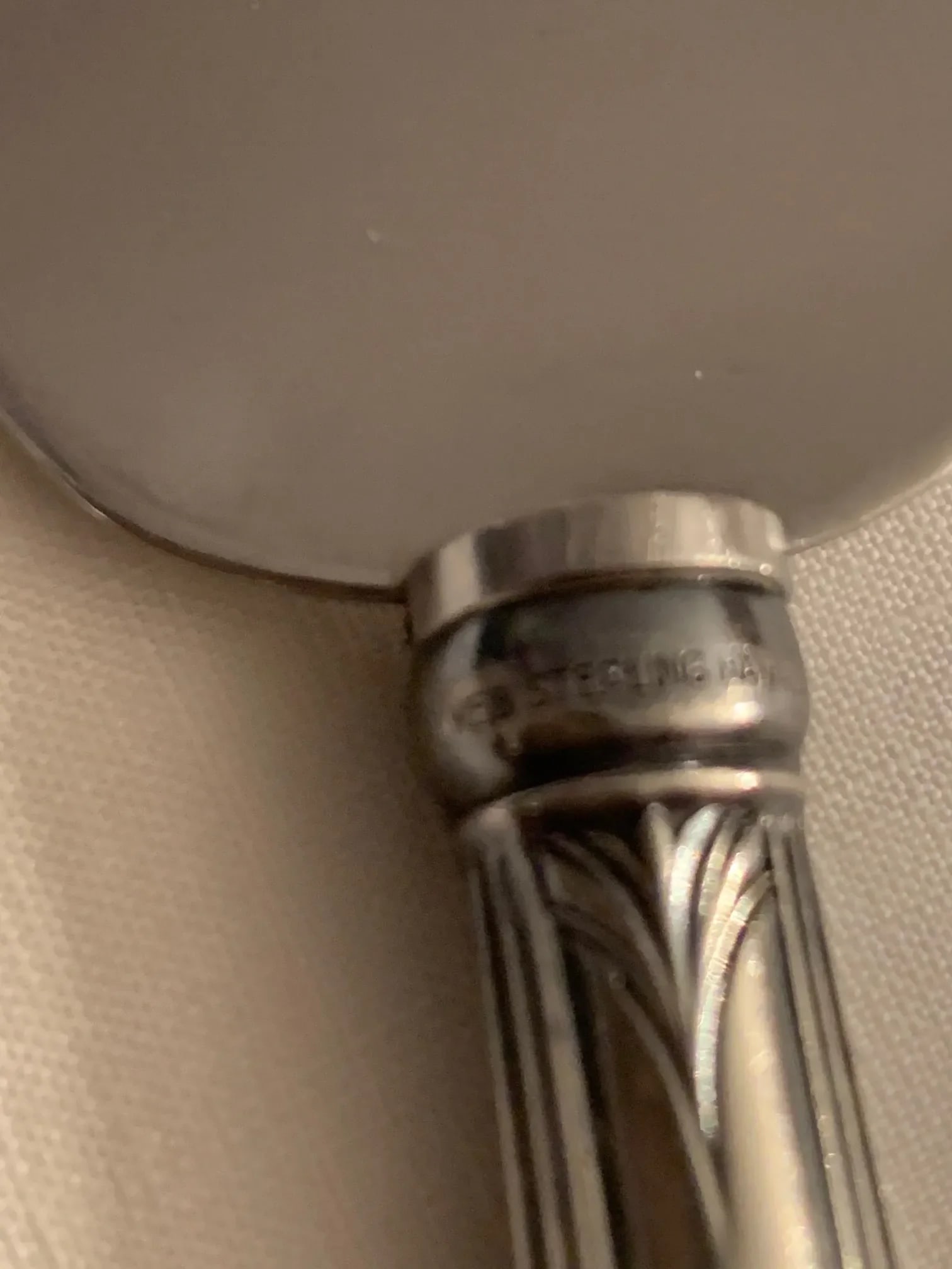 Mid-Century Sterling Cheese Butter Server Knife - 4