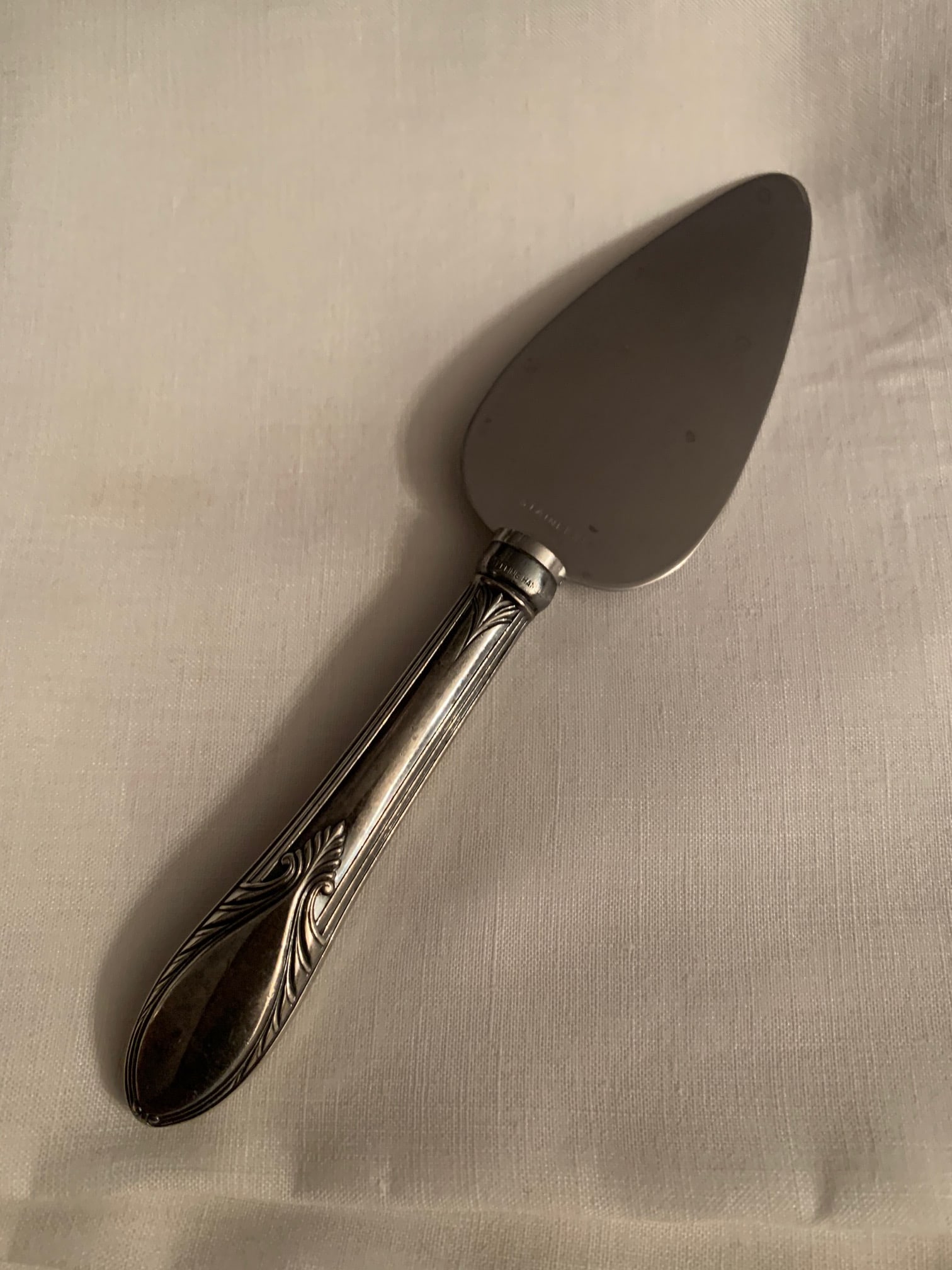 Mid-Century Sterling Cheese Butter Server Knife - 6
