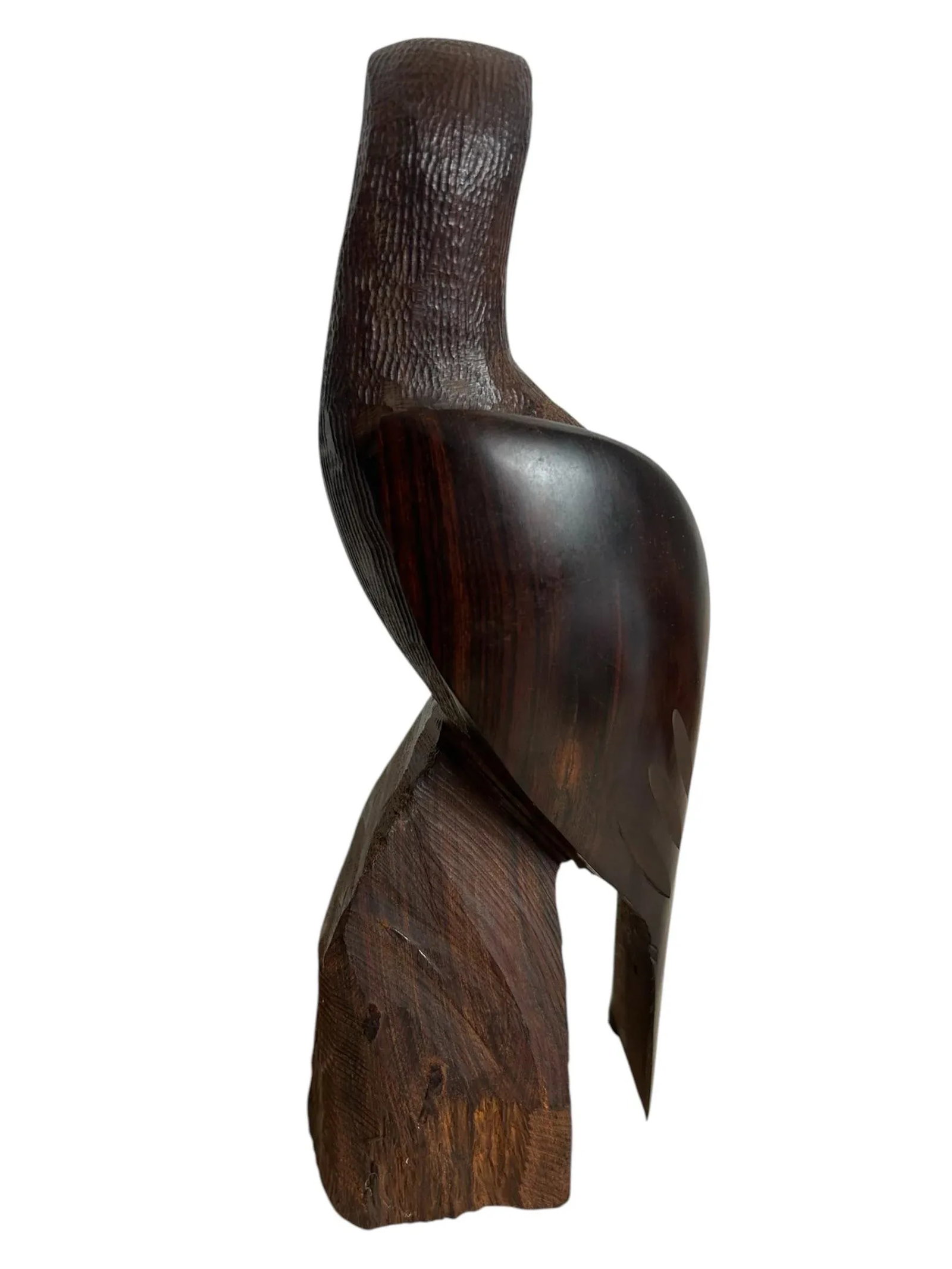 Vintage 1960's Ironwood Hand Carved Eagle Bird Folk Art - 8