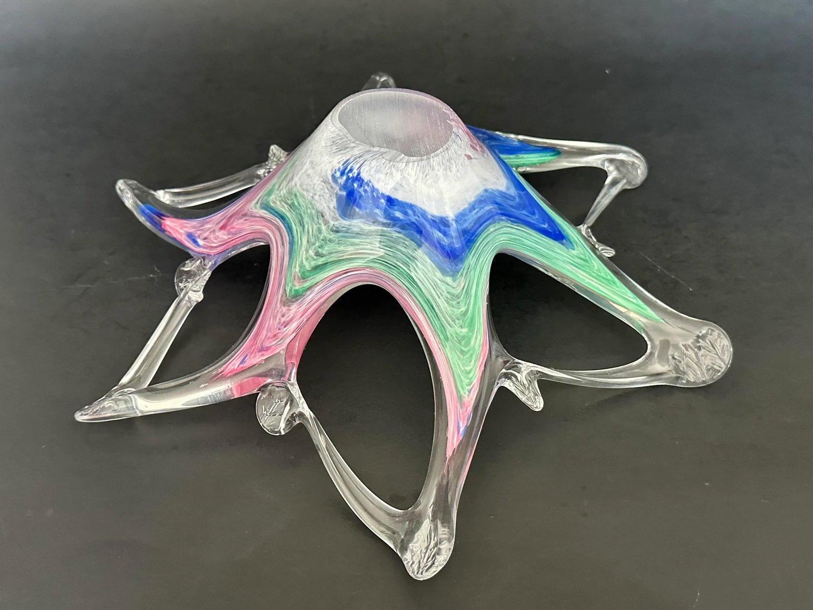 Italian Art Glass Starfish Bowl - 10