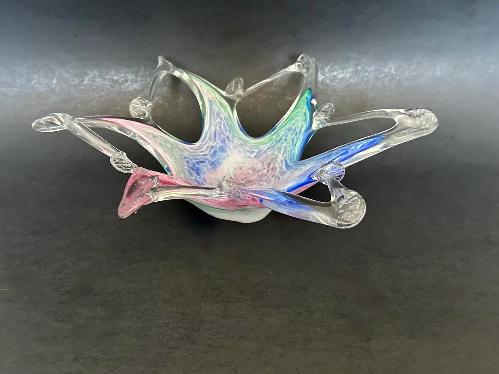 Italian Art Glass Starfish Bowl - 4