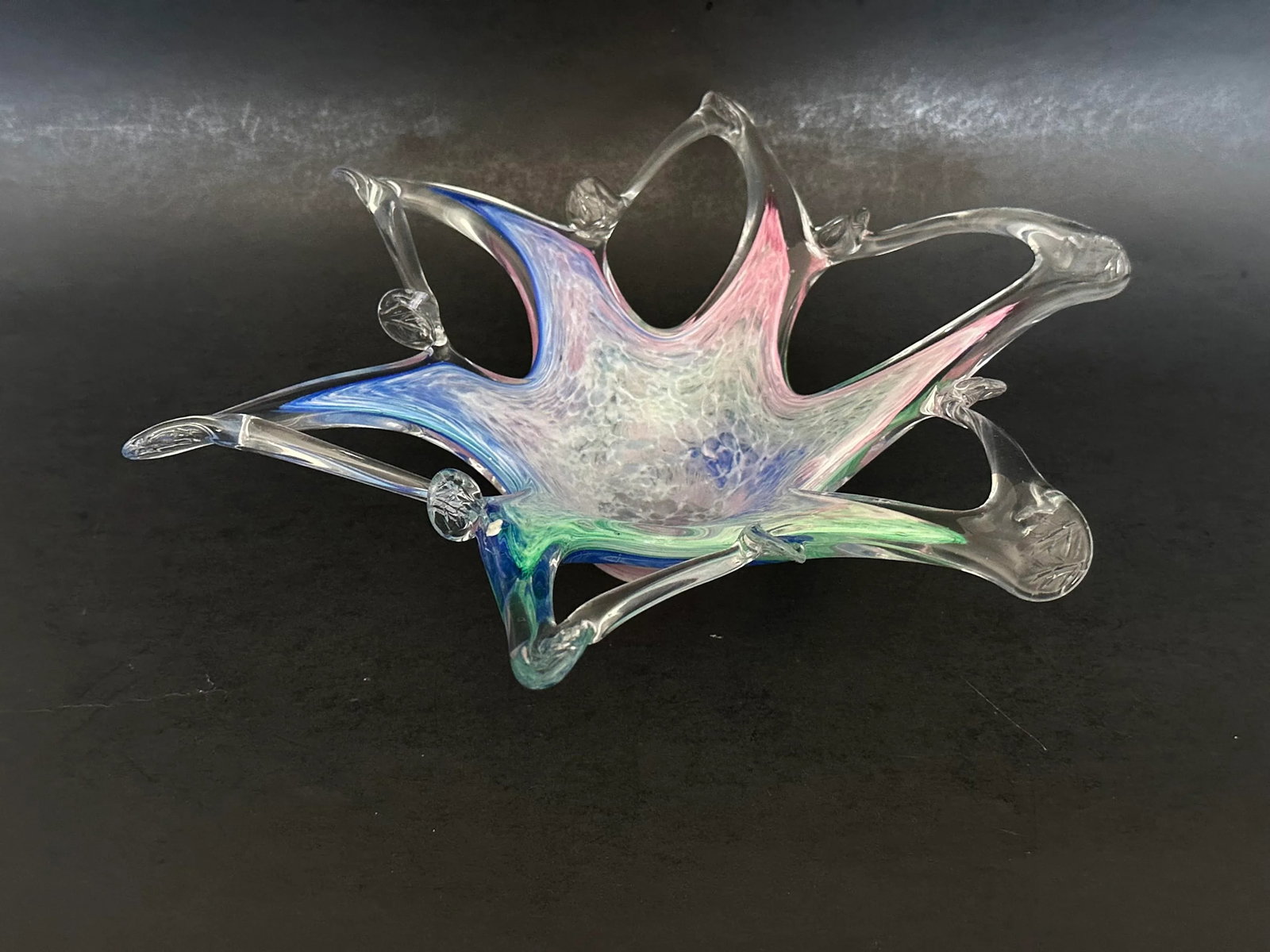Italian Art Glass Starfish Bowl - 5