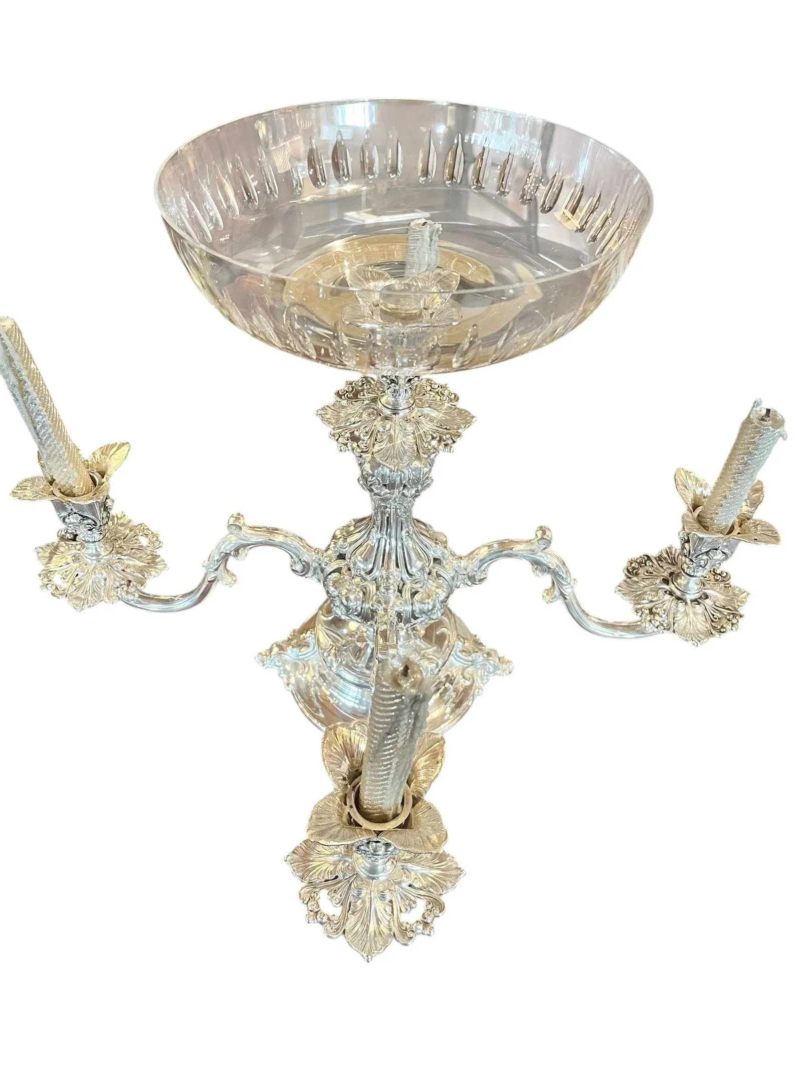 English Silver Plate Epergne - 2