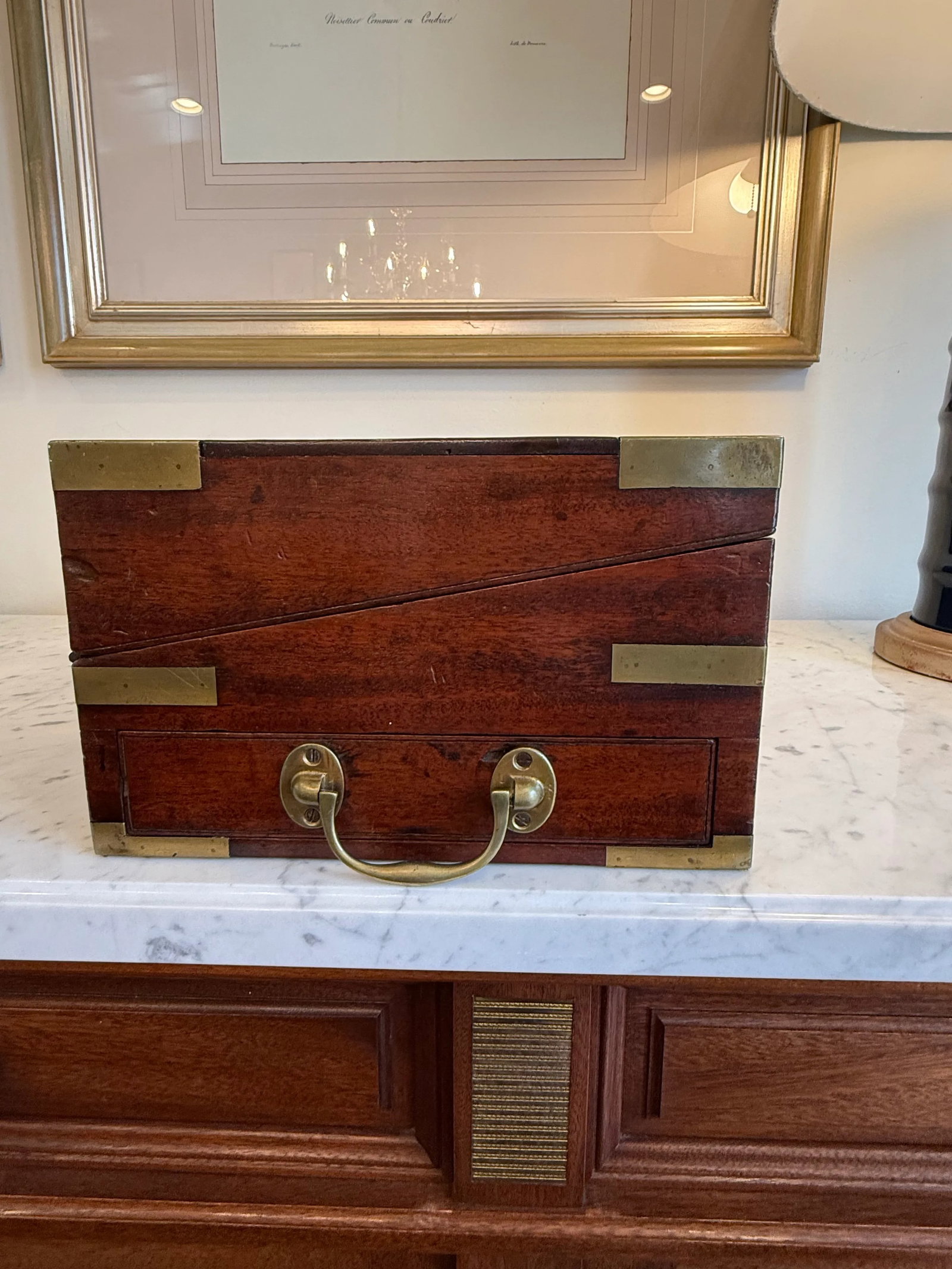 Mid 18th Century Campaign Writing Box - 11