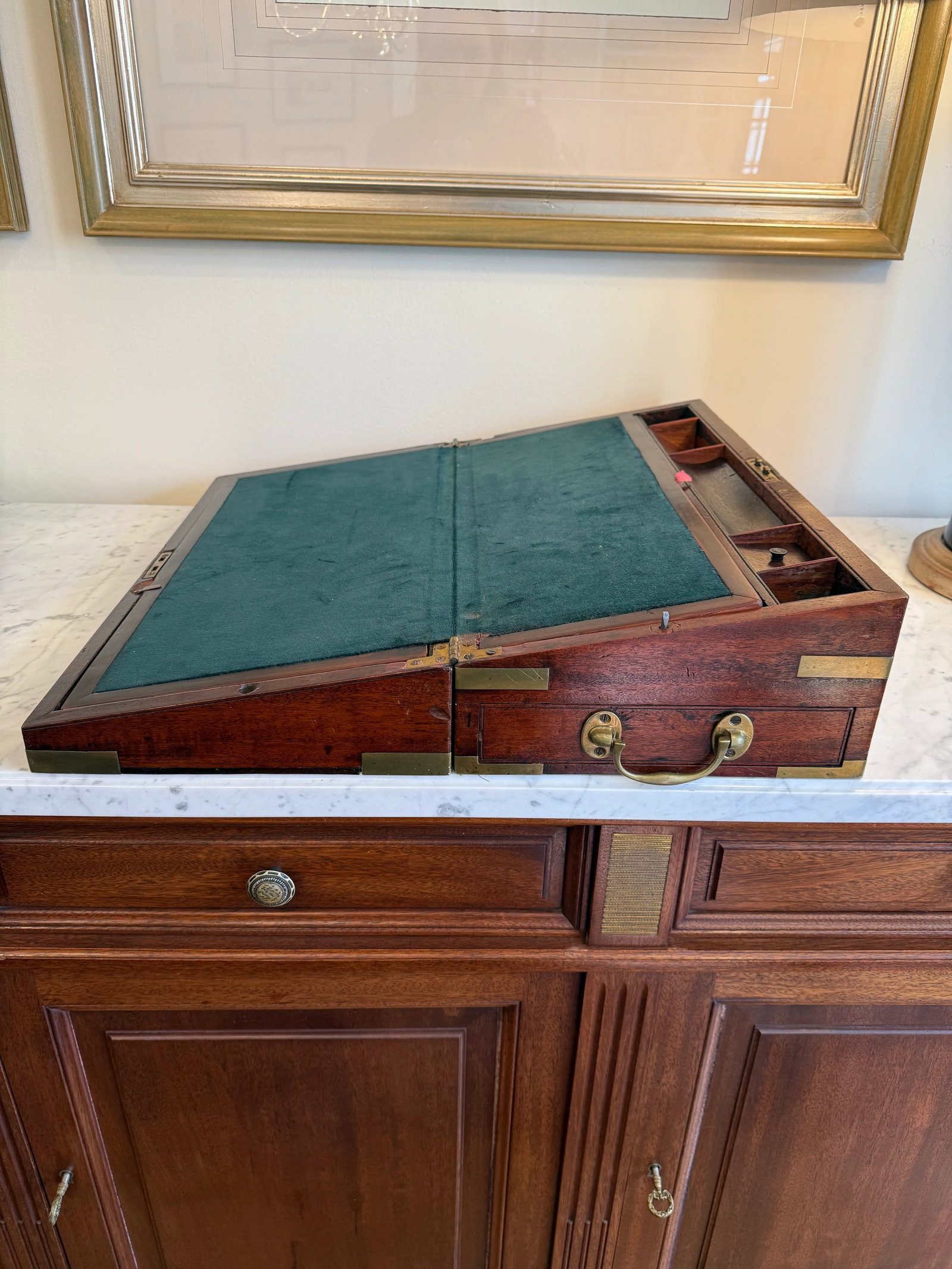 Mid 18th Century Campaign Writing Box - 2