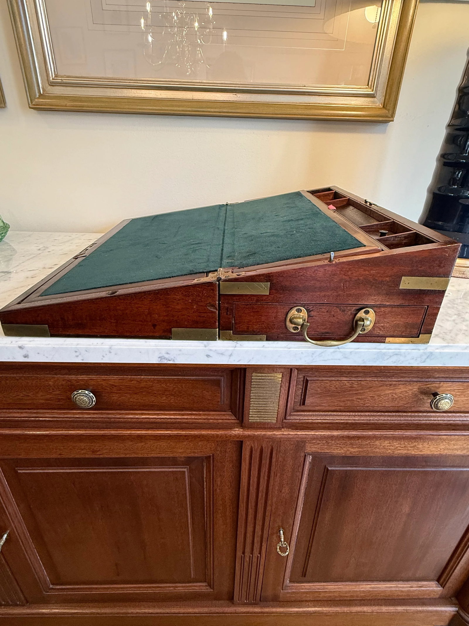 Mid 18th Century Campaign Writing Box - 5