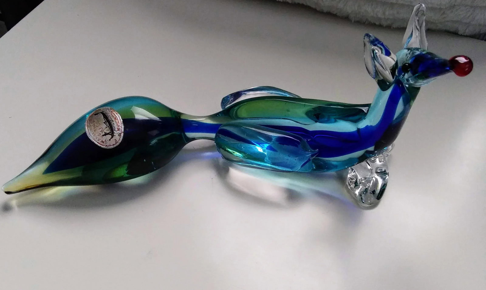 Vintage 1950s Murano Glass Fox Figurine - 3