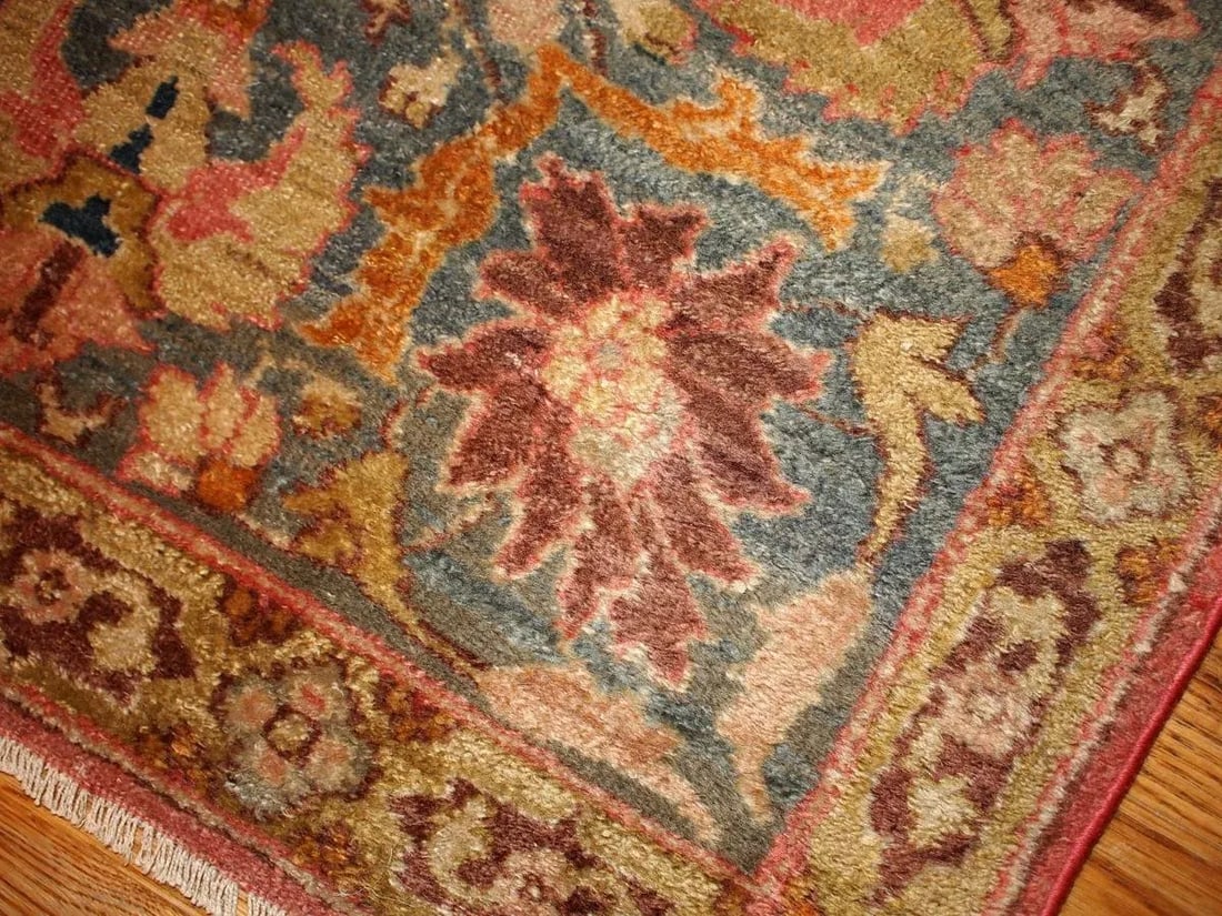 Handmade Antique Indian Loristan Rug 5.8' X 8.8' (176cm X 268cm) 1880s - 5
