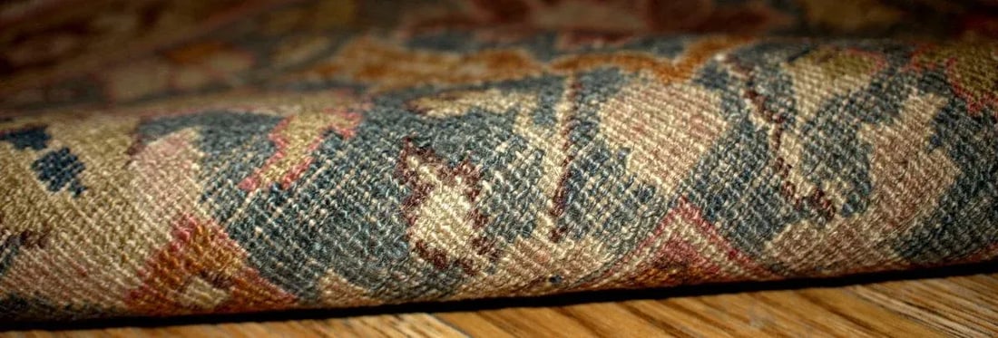 Handmade Antique Indian Loristan Rug 5.8' X 8.8' (176cm X 268cm) 1880s - 8