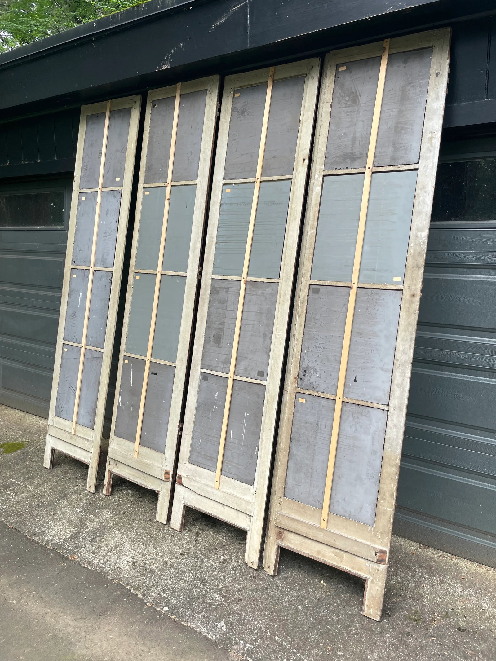4 Beautiful Vintage Doors With Mirrors - 4