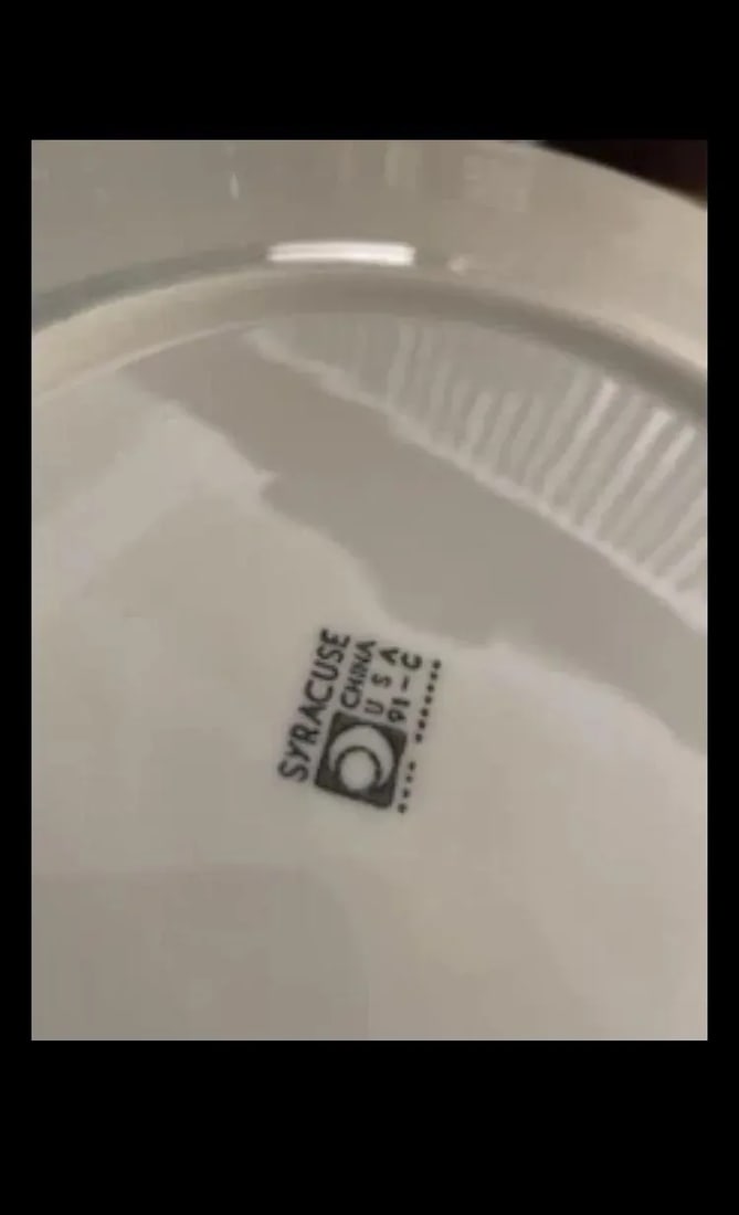 Syracuse China . Mid 20th Century Syracuse China Restaurant Ware Country Club of Miami Stone Ware Pl - 7