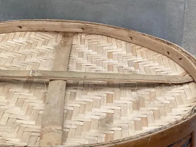 Early 20th Century Chinese Rattan Wedding Basket - 8