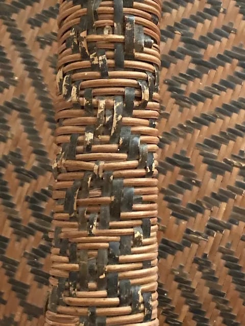 Early 20th Century Chinese Rattan Wedding Basket - 9