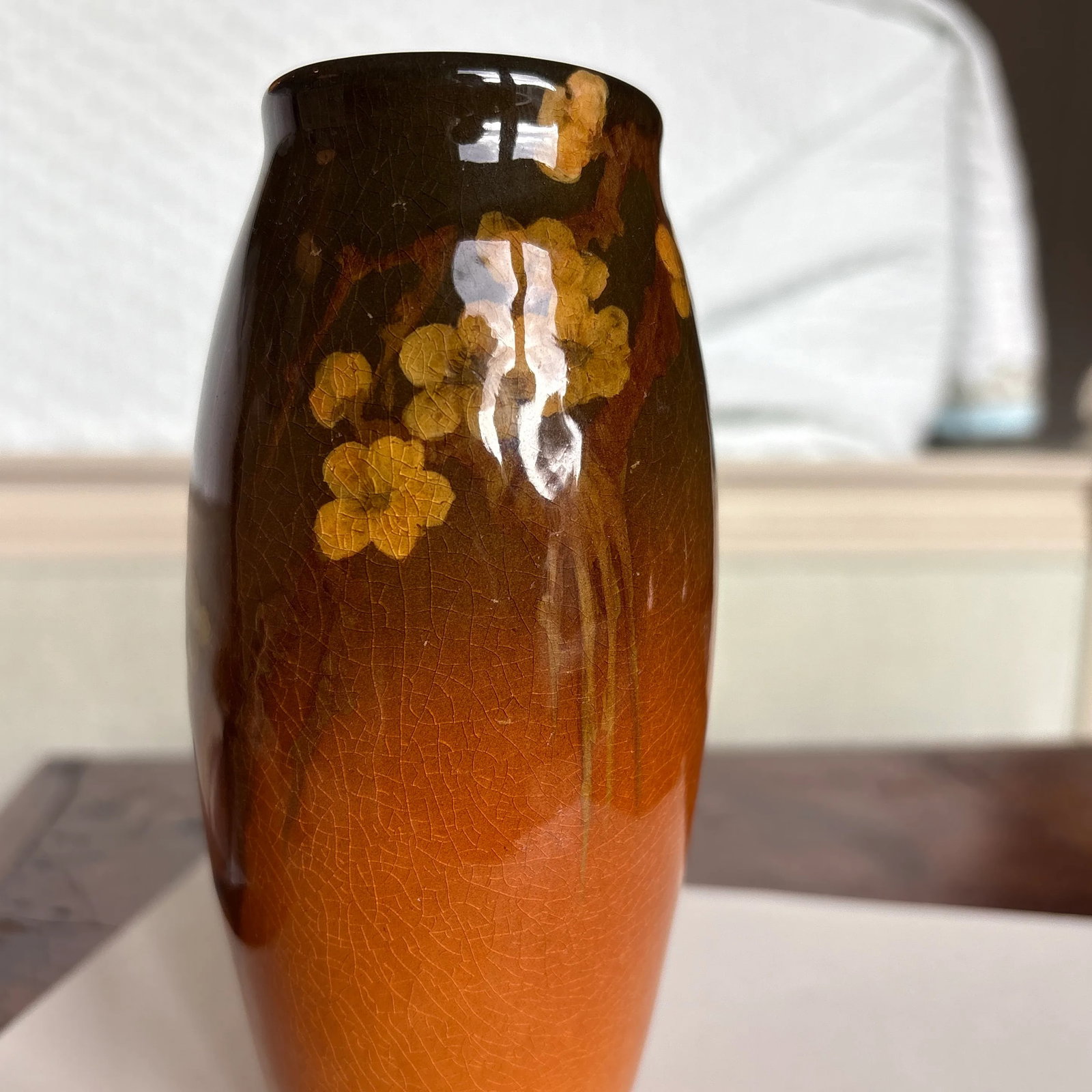 Early 1900s Rookwood Pottery Early Ware Bud Vase - 6