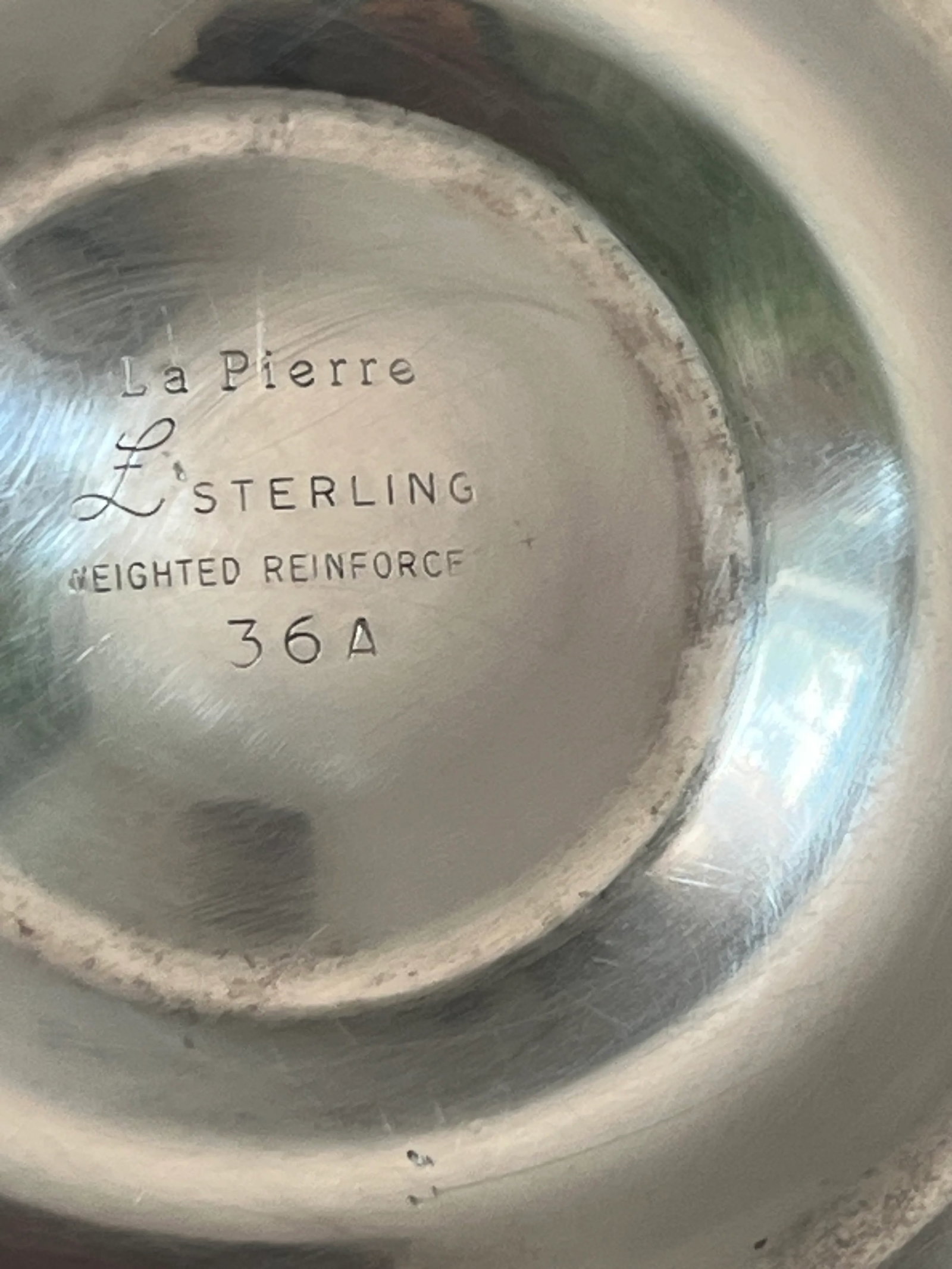 Antique La Pierre Sterling Silver Tall Compote or Candy Dish - 15