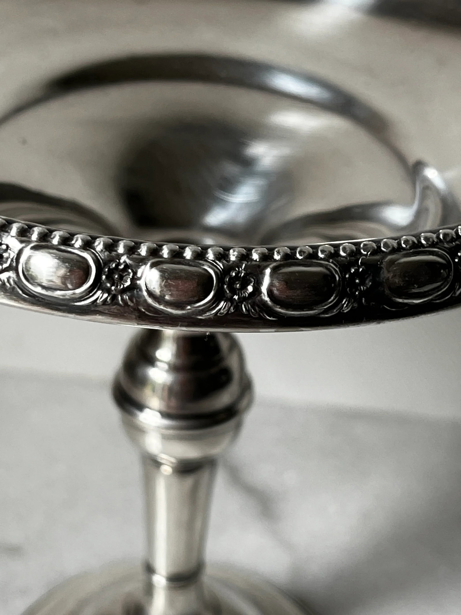 Antique La Pierre Sterling Silver Tall Compote or Candy Dish - 3