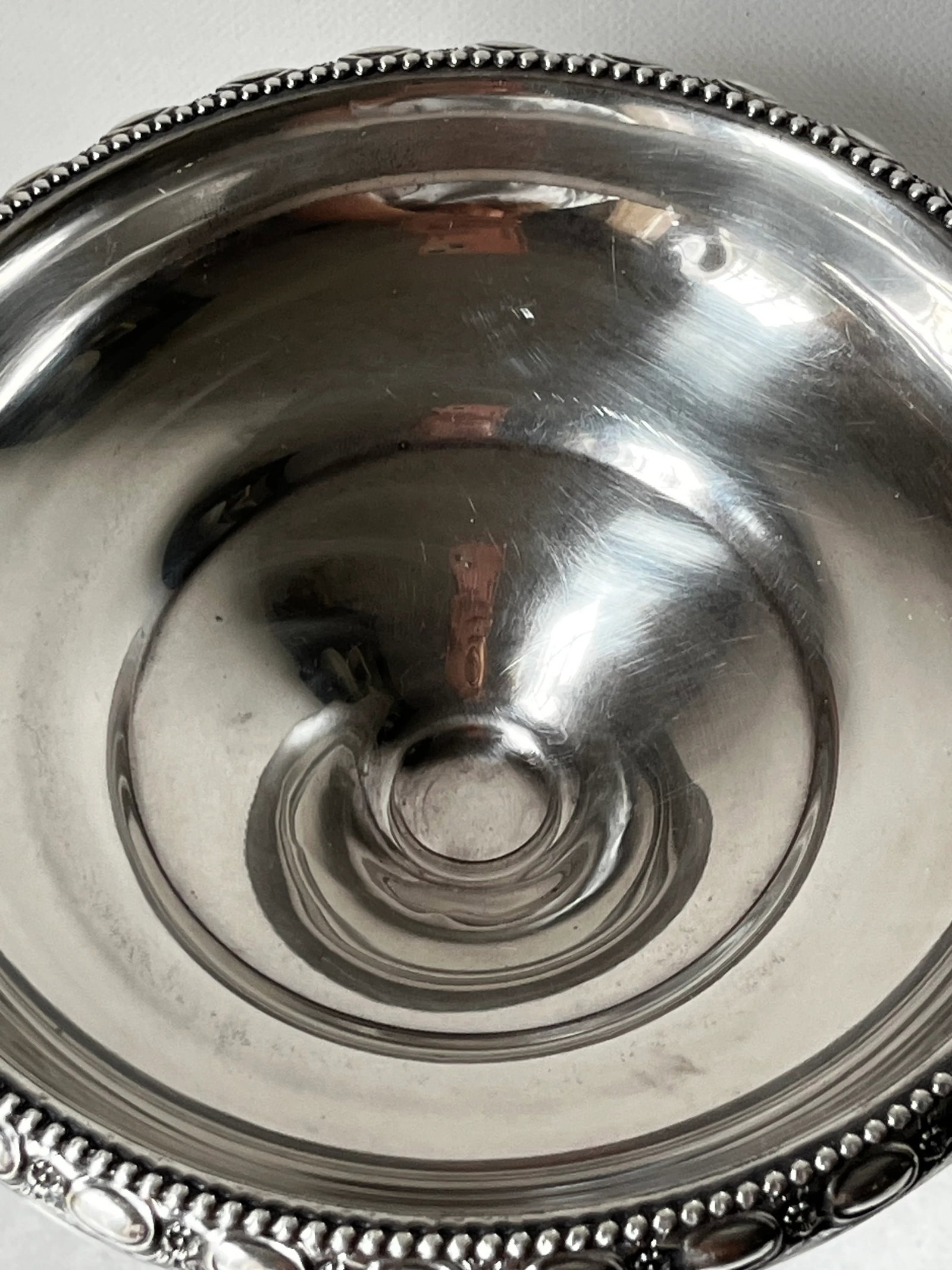 Antique La Pierre Sterling Silver Tall Compote or Candy Dish - 4
