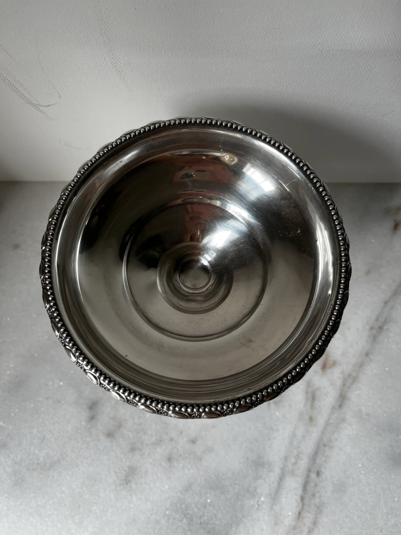 Antique La Pierre Sterling Silver Tall Compote or Candy Dish - 7