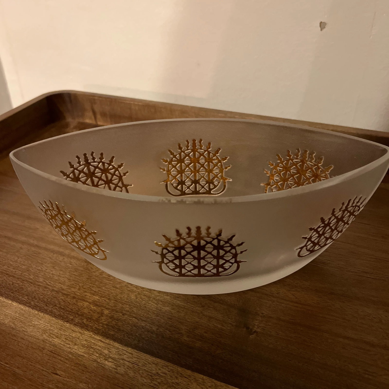 1990s Pasabahce Anatolian Collection Limited Edition Centerpiece Bowl - 3